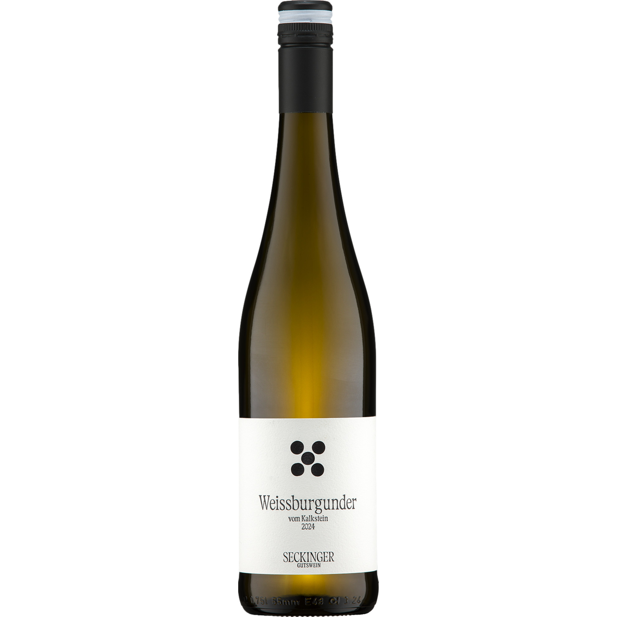 Seckinger Weißburgunder vom Kalkstein, Trocken, Pfalz, Pfalz, 2024, Weißwein
