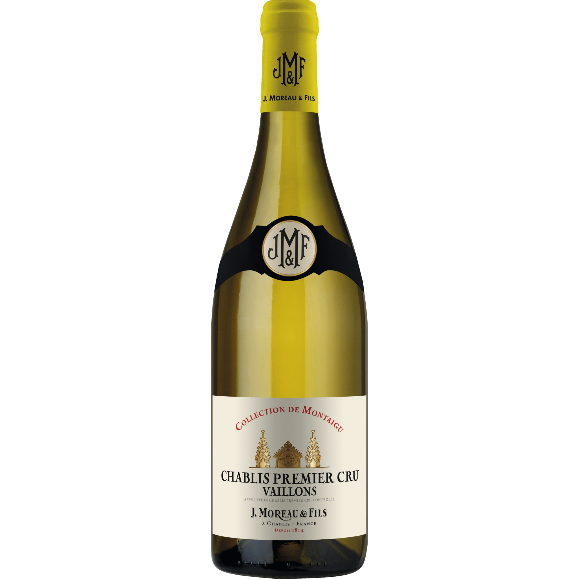 Collection de Montaigu Chablis 1er Cru Vaillons, Chablis 1er Cru AOP, Burgund, 2023, Weißwein