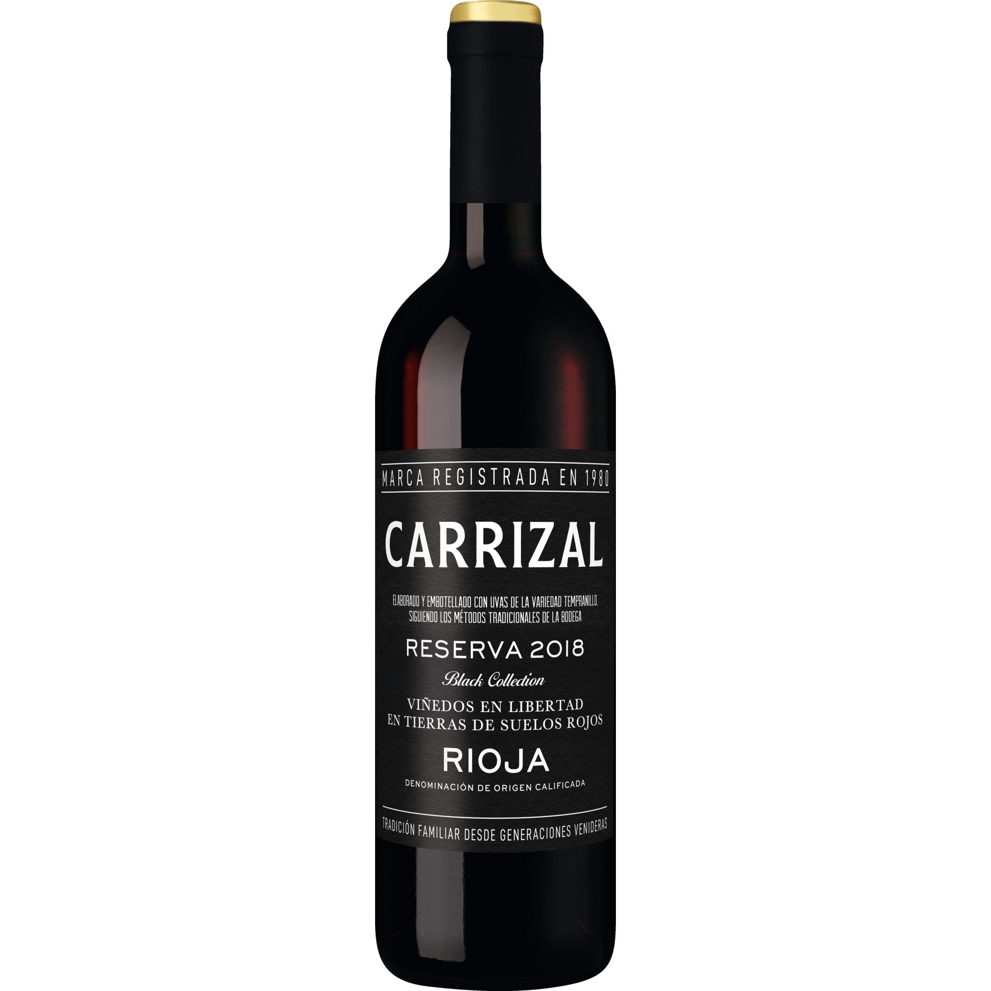 Carrizal Rioja Reserva Black Collection, Rioja DOCa, Rioja, 2018, Rotwein