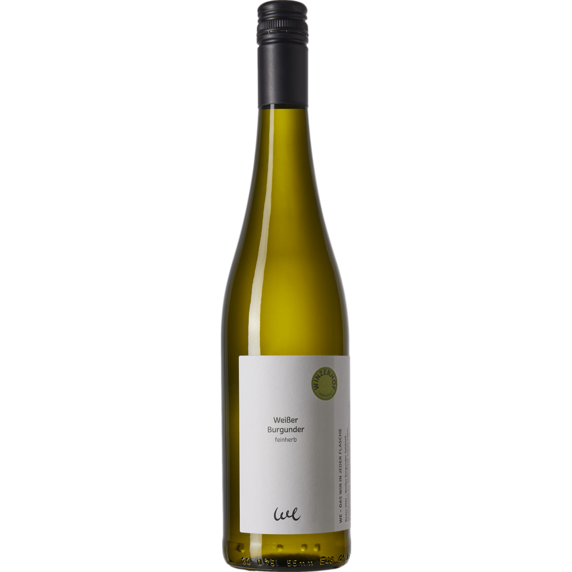 Image of Winzerhof Ebringen Weißer Burgunder QbA, Feinherb, Baden, Baden, 2023, Weißwein