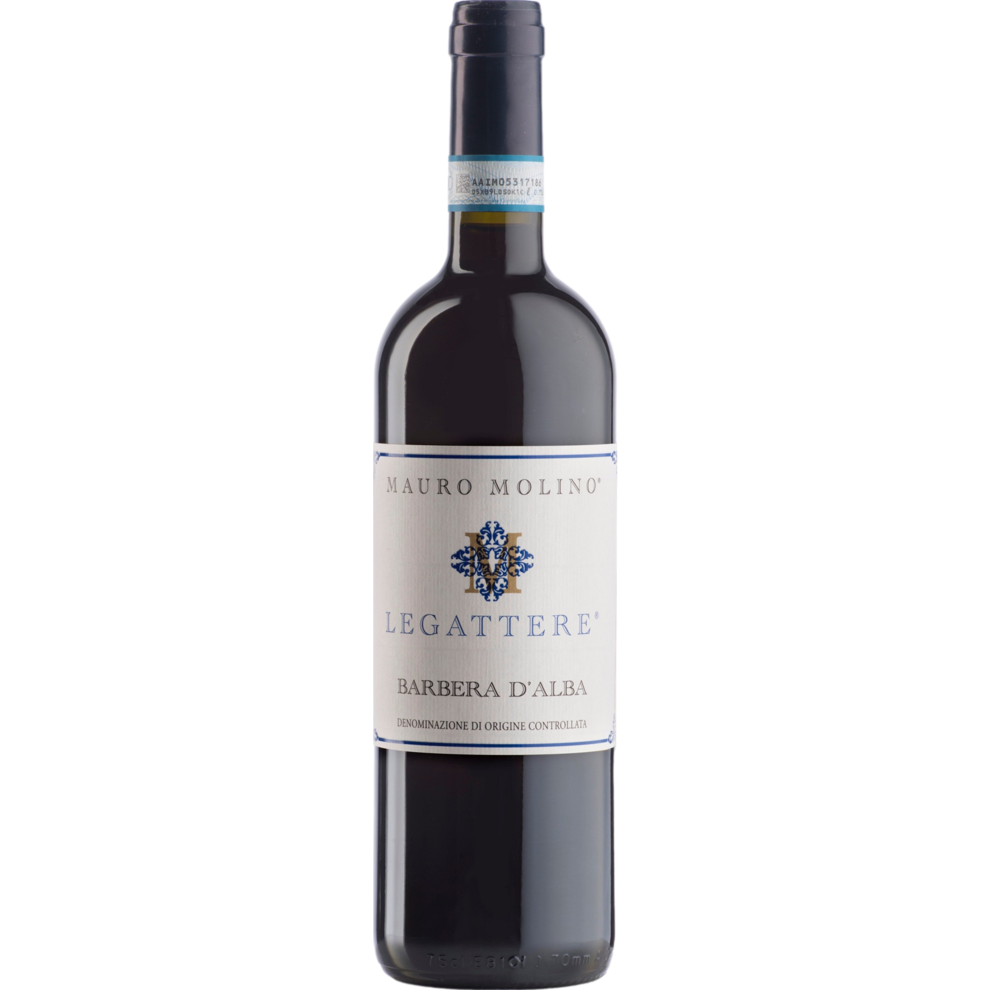 Mauro Molino Le Gattere Barbera d'Alba, Barbera d'Alba DOC, Piemont, 2019, Rotwein