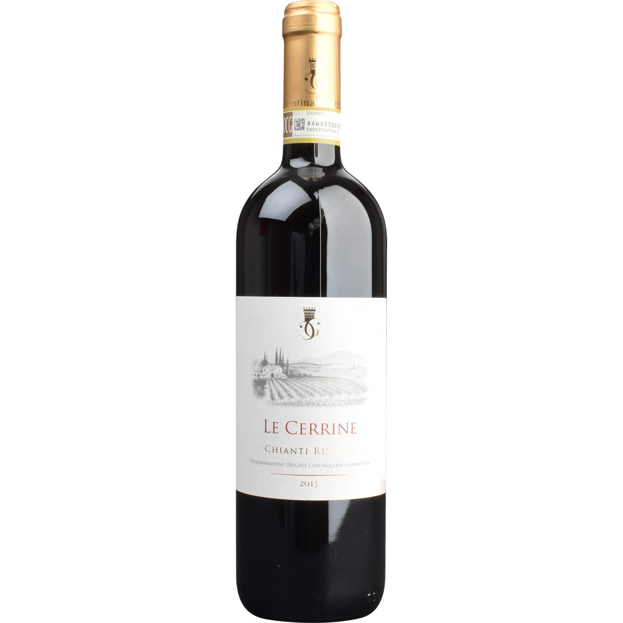 Cantina Gentili Le Cerrine Chianti Riserva, Chianti Riserva DOCG, Toskana, 2022, Rotwein