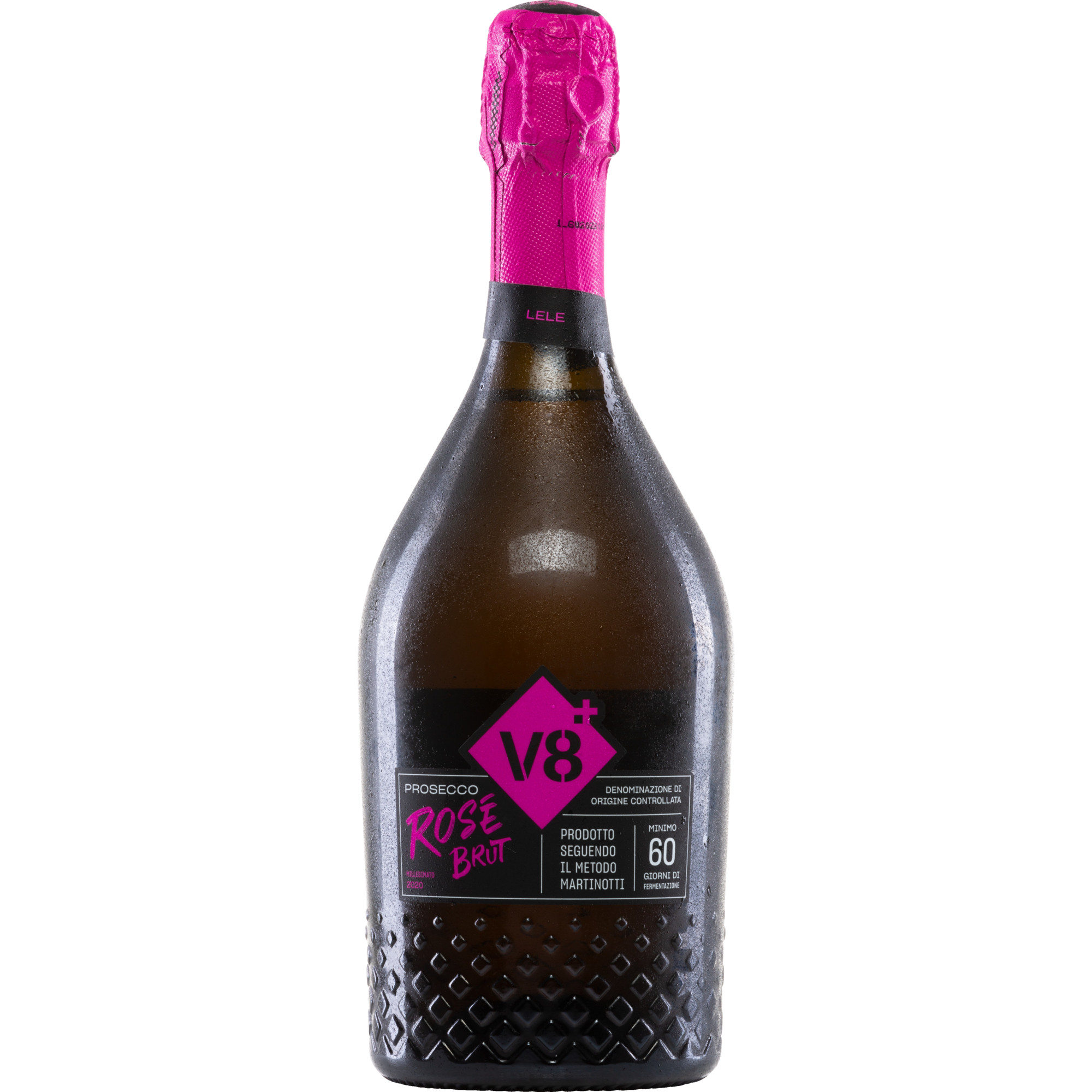 Image of v8+ Lele Prosecco Rosé Millesimato, Brut, Prosecco DOC, Venetien, 2024, Perlwein / Secco