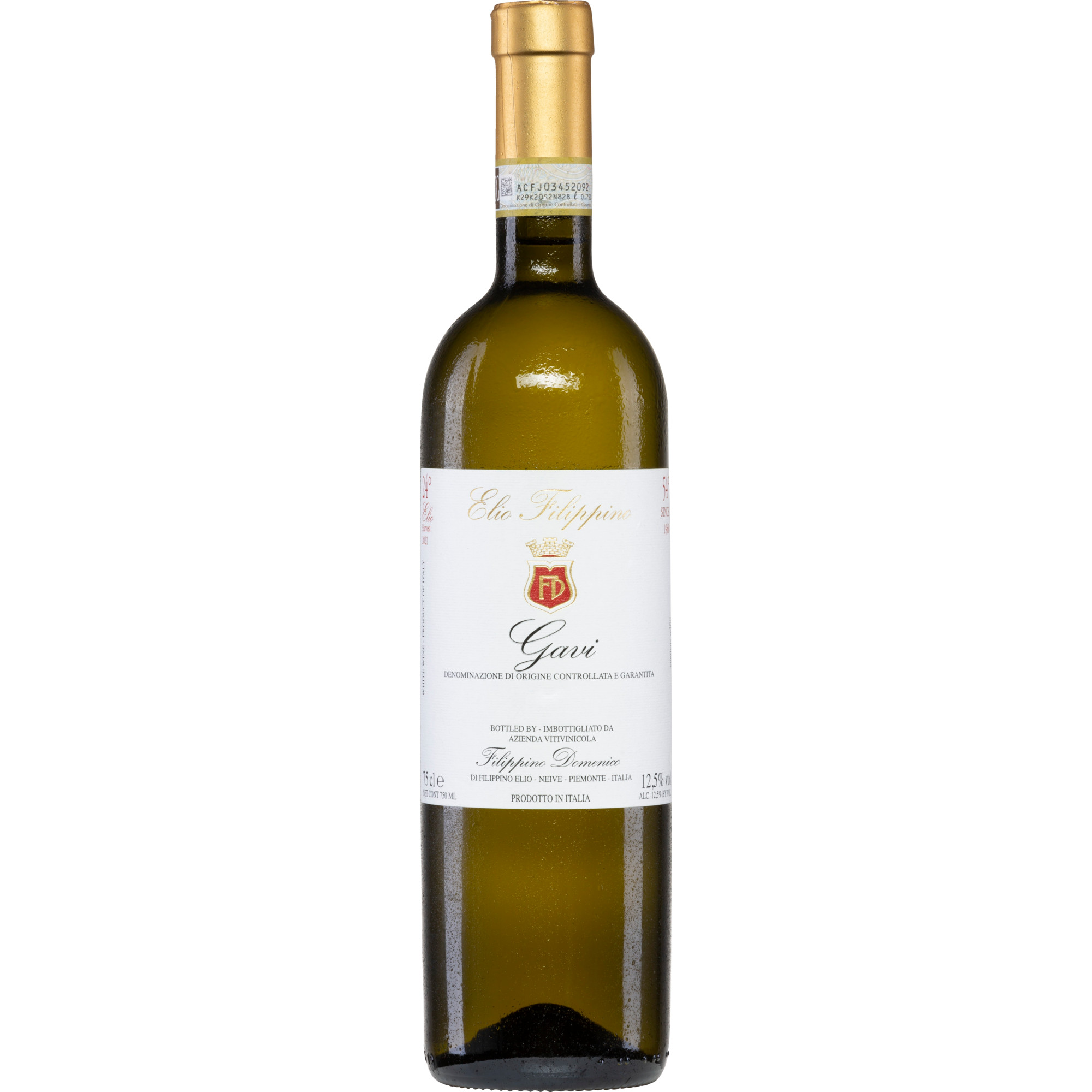 Elio Filippino Gavi, Gavi DOCG, Piemont, 2024, Weißwein