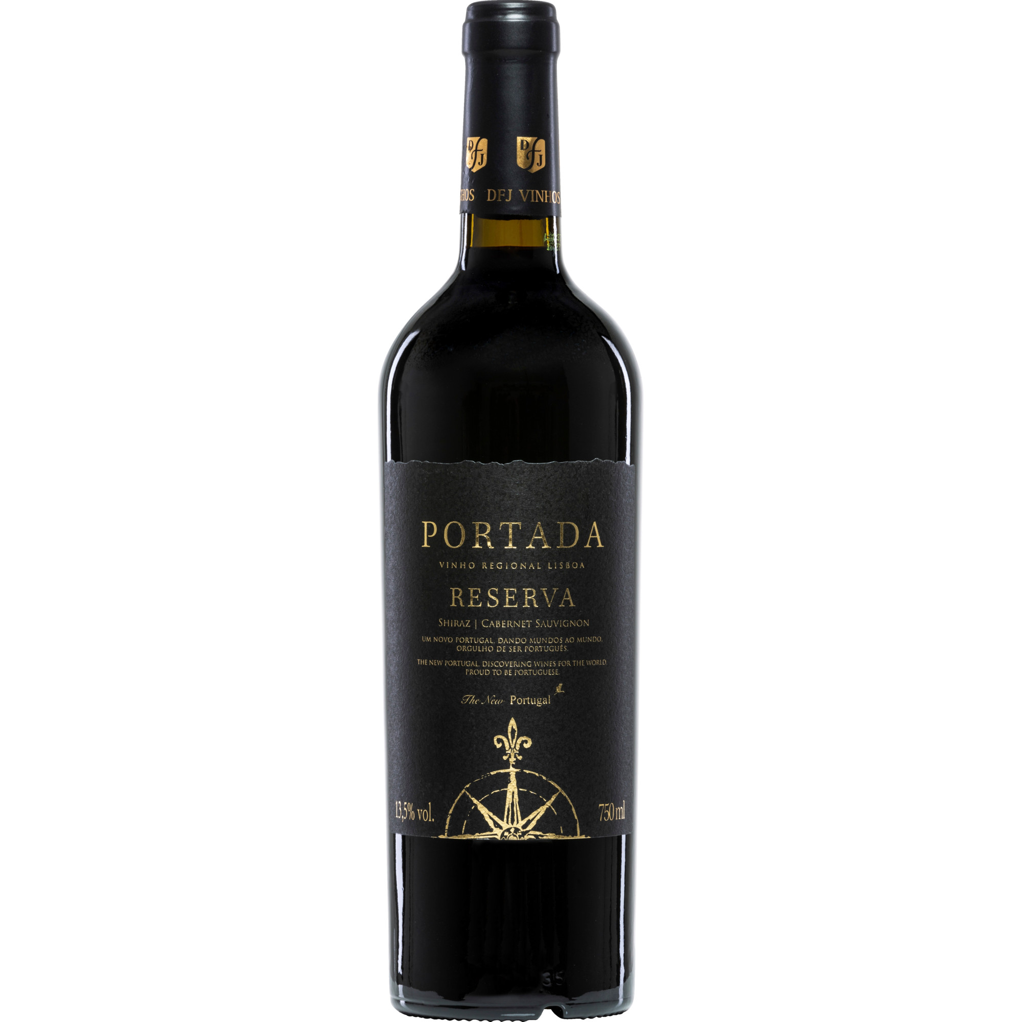 Image of Portada Reserva Shiraz Cabernet Sauvignon, Vinho Regional Lisboa, Lisboa, 2021, Rotwein