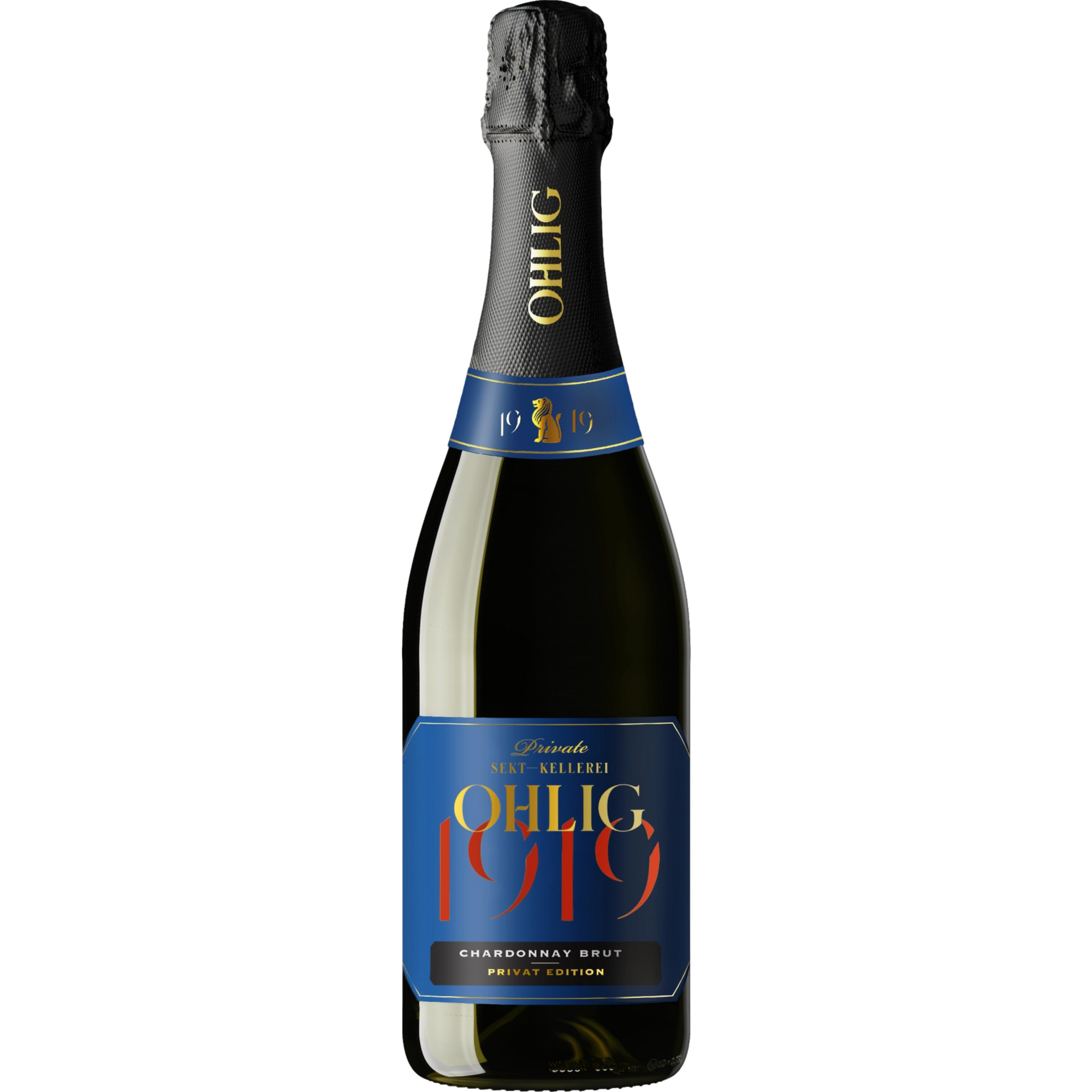 Image of Ohlig Chardonnay Sekt, Brut, Deutschland, Deutscher Sekt, 2023, Schaumwein