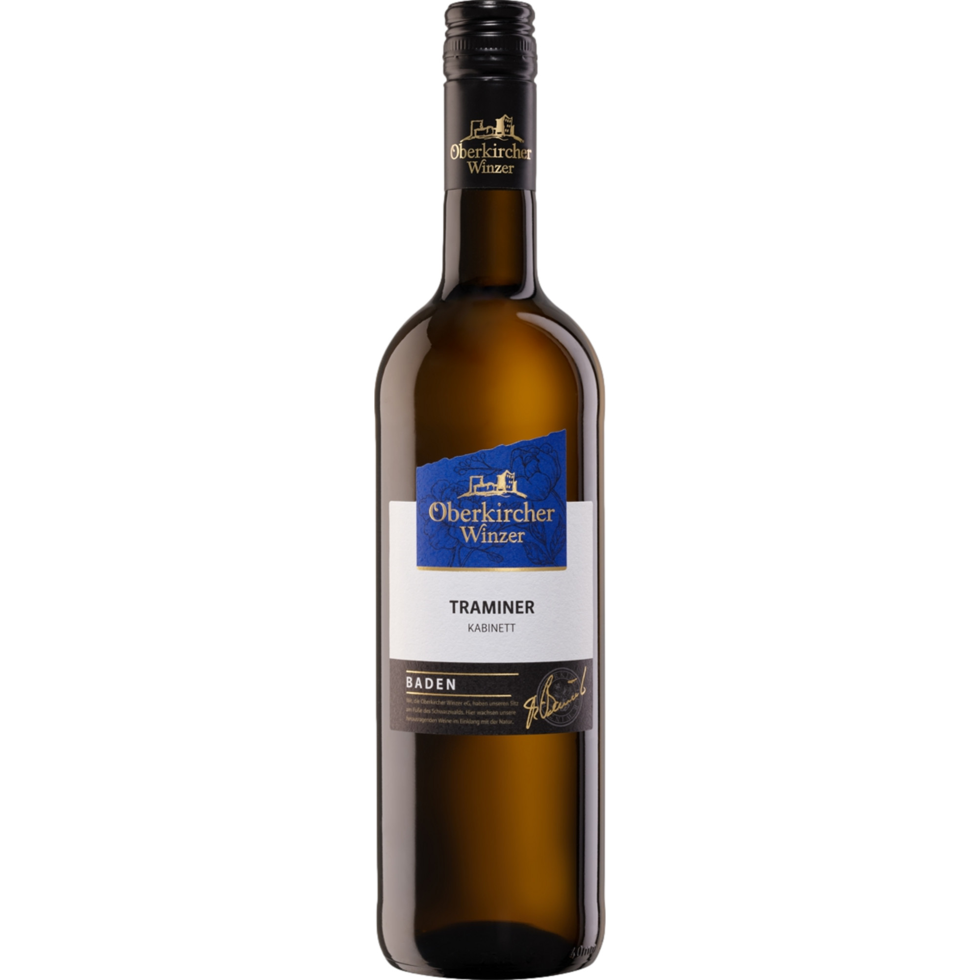 Oberkircher Traminer Kabinett, Mild, Baden, Baden, 2024, Weißwein