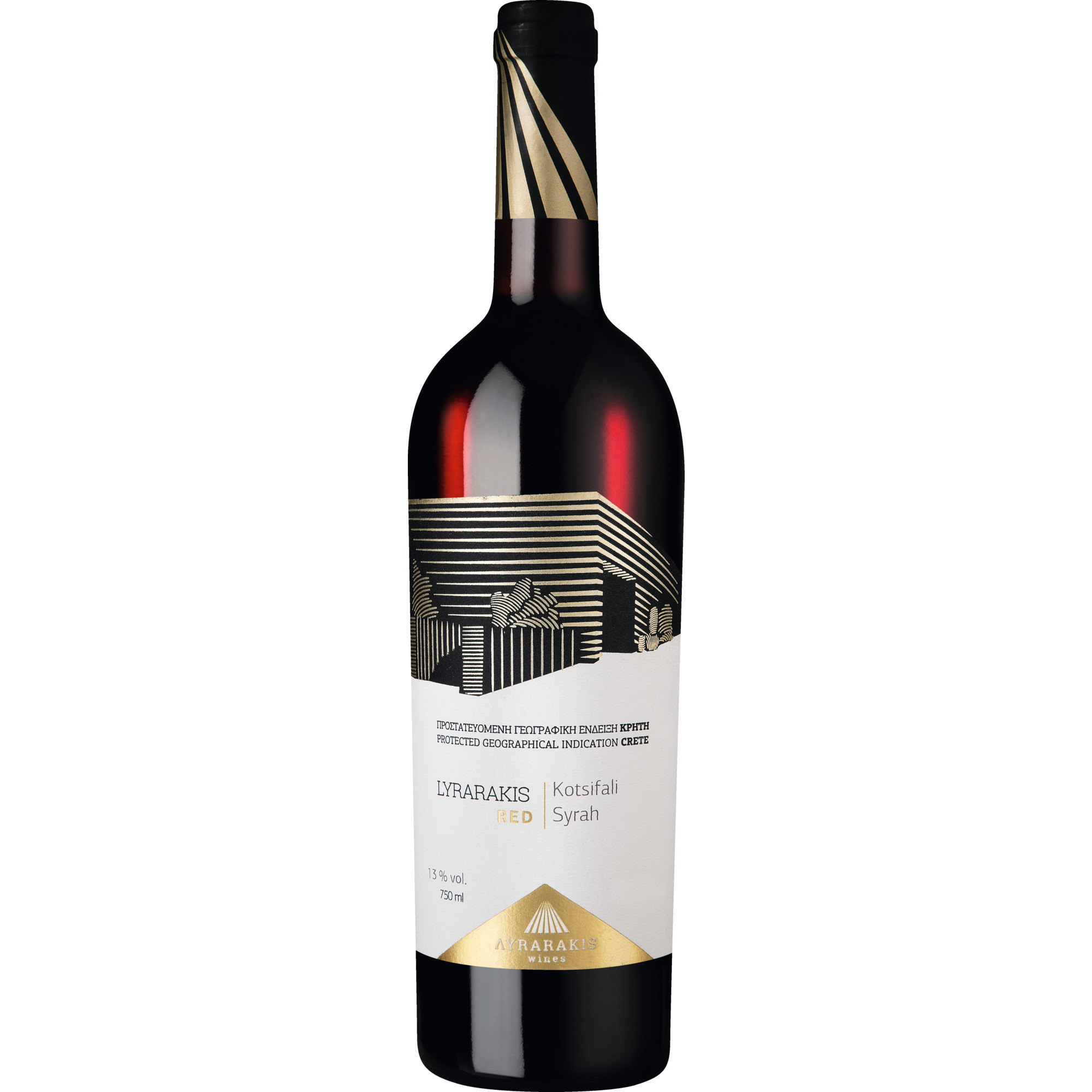 Lyrarakis Red Syrah Kotsifali, PGI Crete, Kreta, 2021, Rotwein