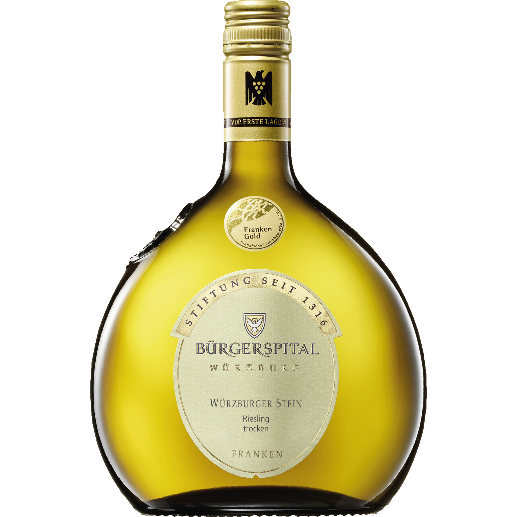 Würzburger Stein Riesling Erste Lage, Trocken, Franken, Franken, 2023, Weißwein