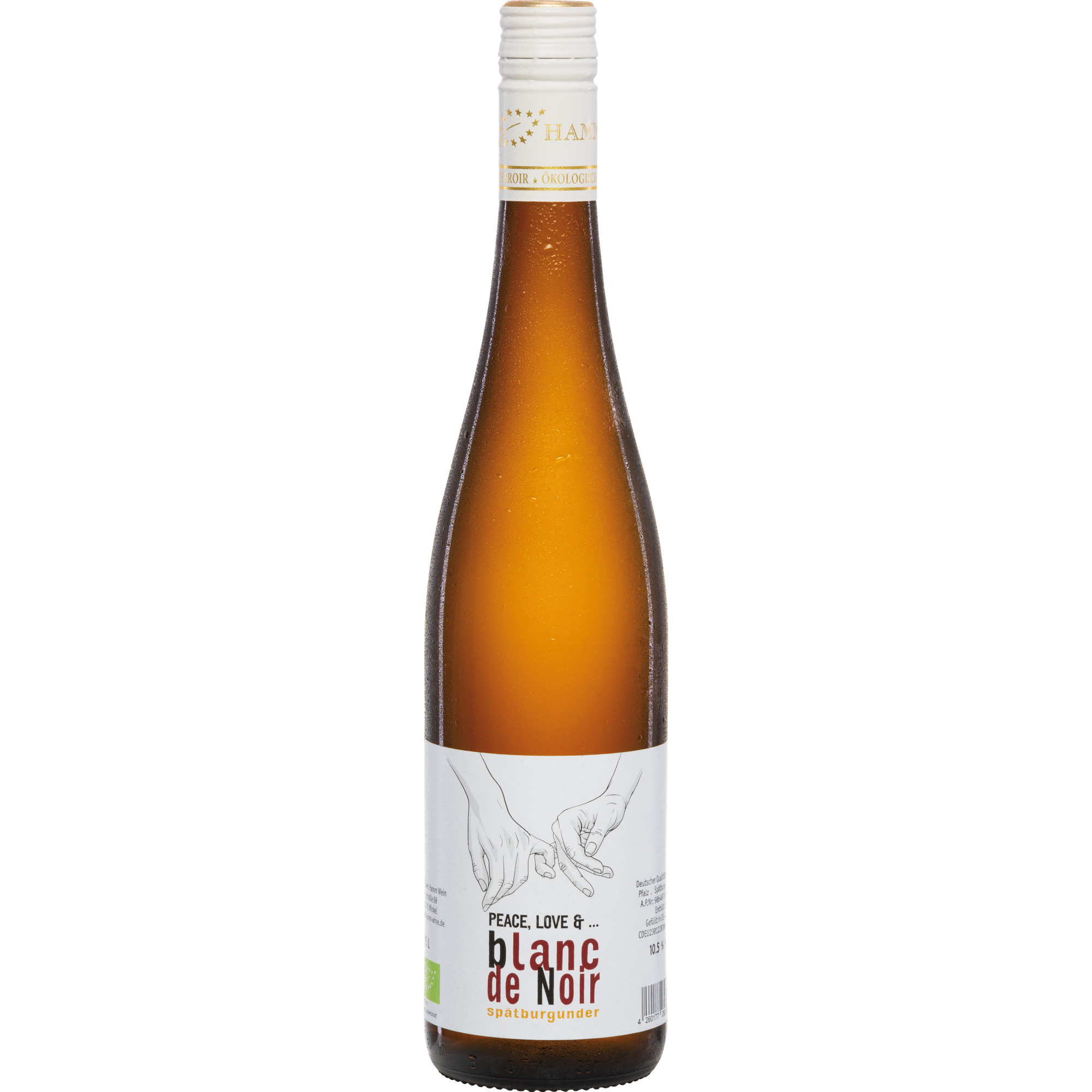 Hamm Peace Love & ... Blanc de Noir Spätburgunder, Halbtrocken, Pfalz, Pfalz, 2023, Weißwein