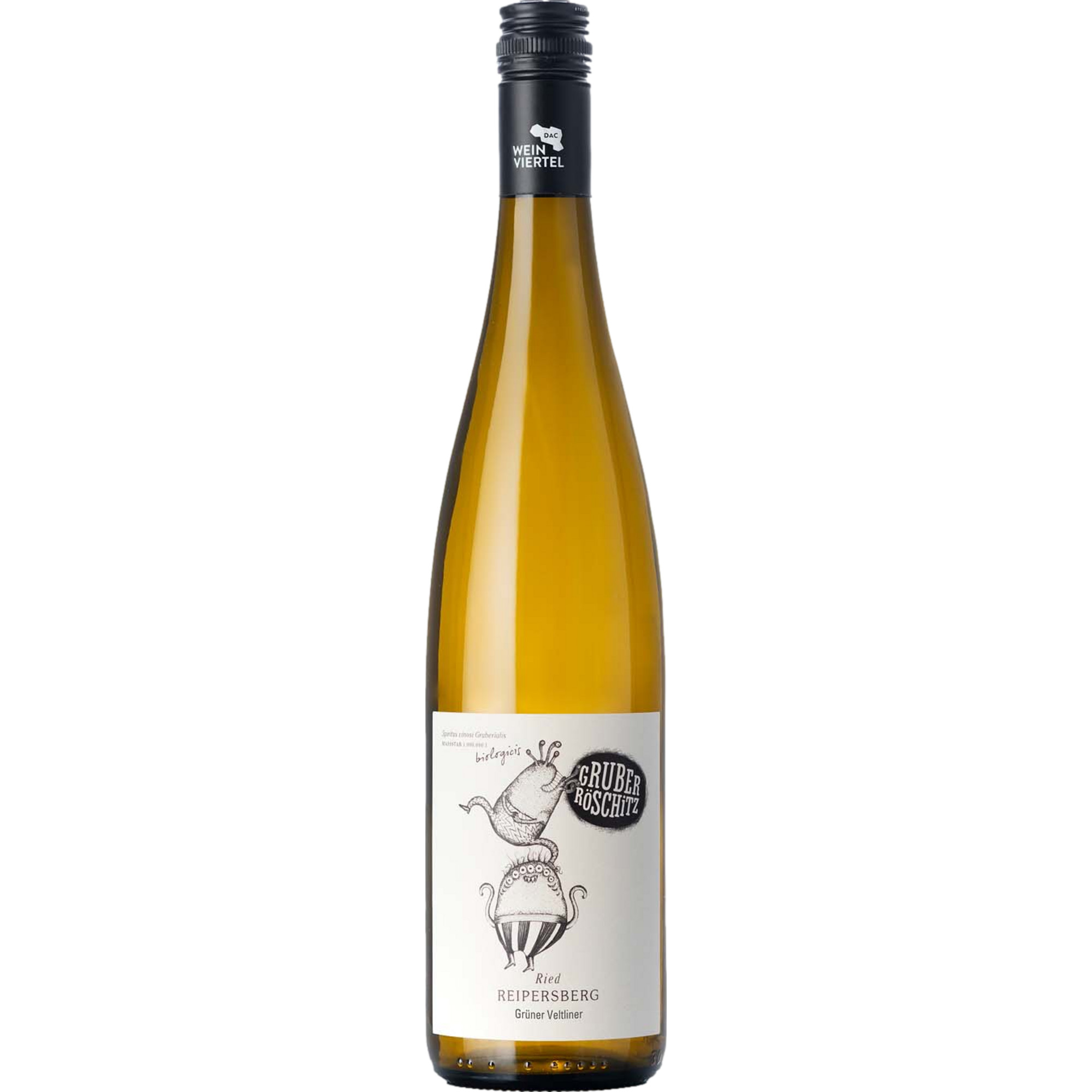Image of Gruber Röschitz Ried Reipersberg Grüner Veltliner, Trocken, Weinviertel DAC, Niederösterreich, 2021, Weißwein