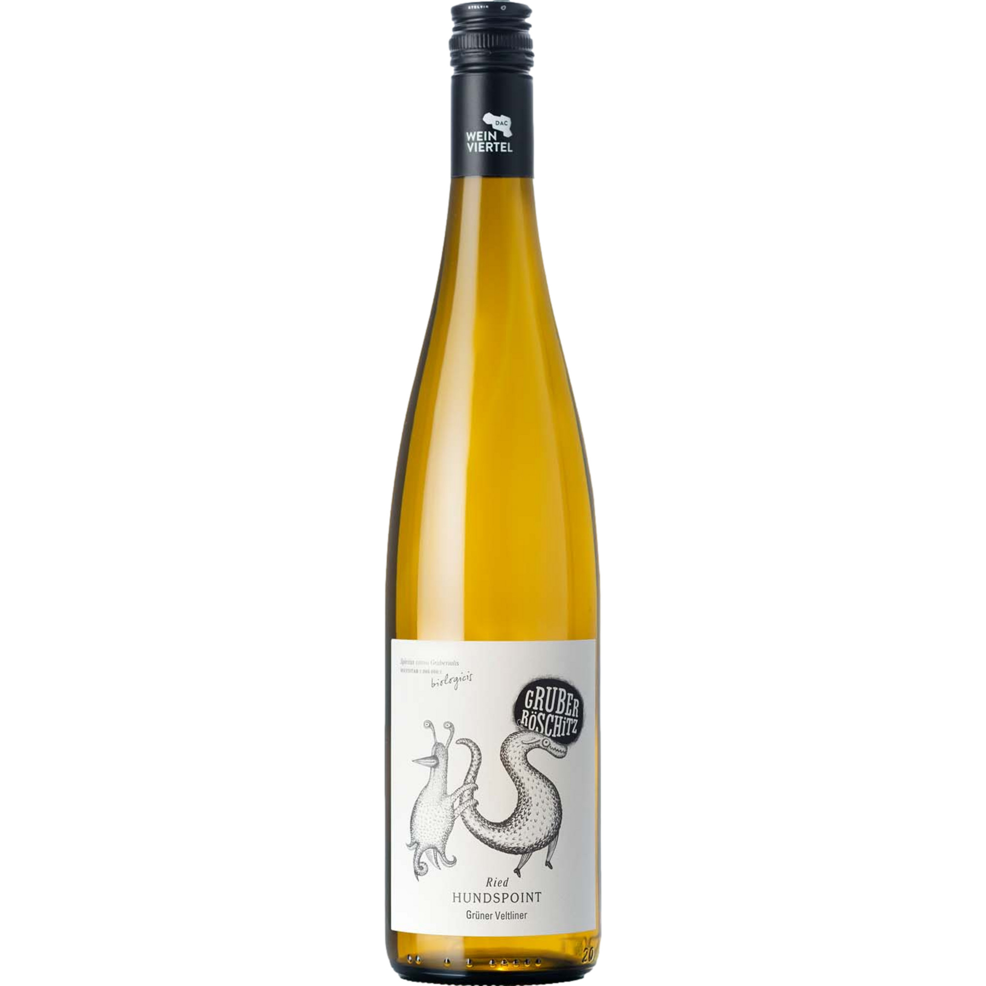 Image of Gruber Röschitz Ried Hundspoint Grüner Veltliner, Trocken, Weinviertel DAC, Niederösterreich, 2023, Weißwein