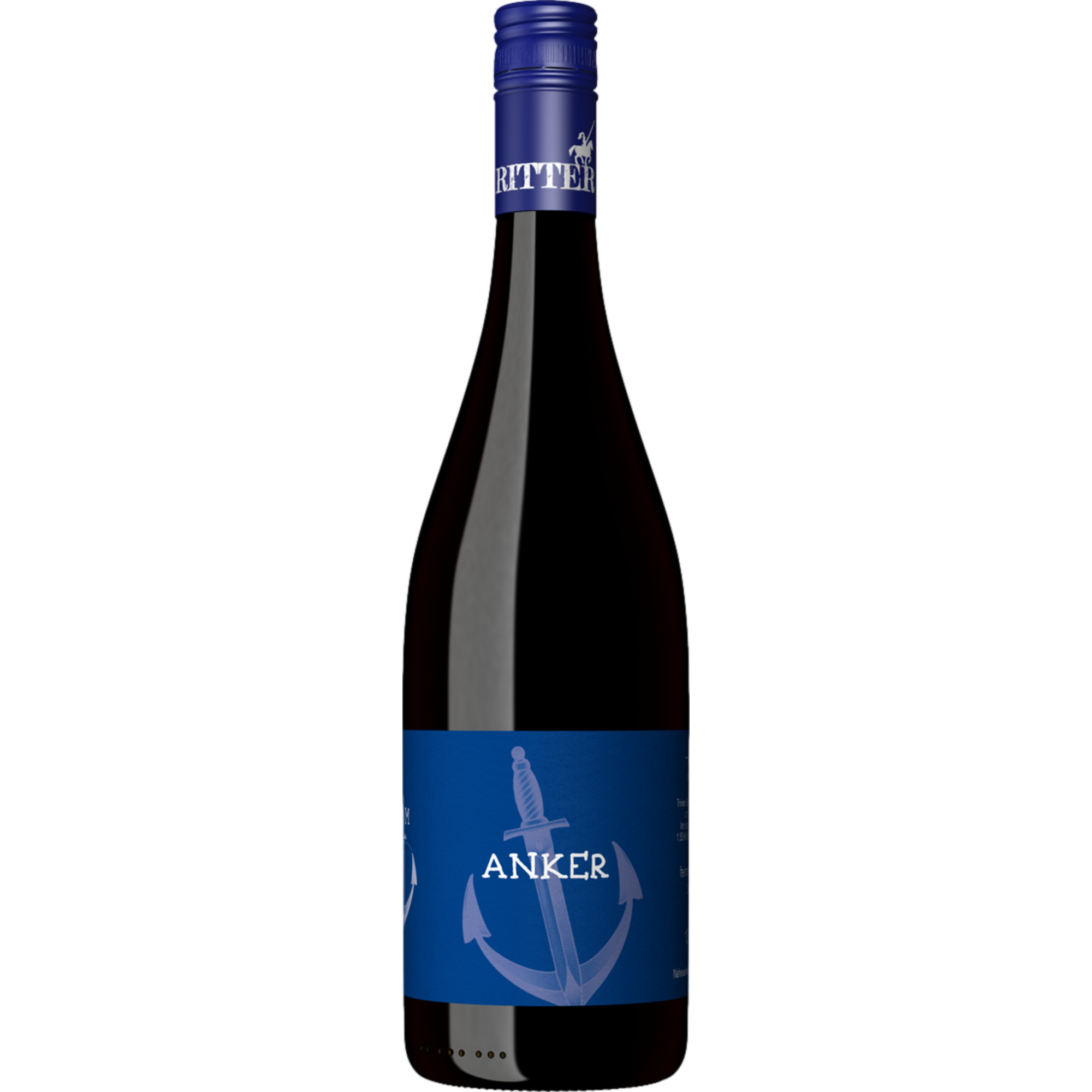 Ritter Anker Dornfelder QbA, Feinherb, Nahe, Nahe, Rotwein