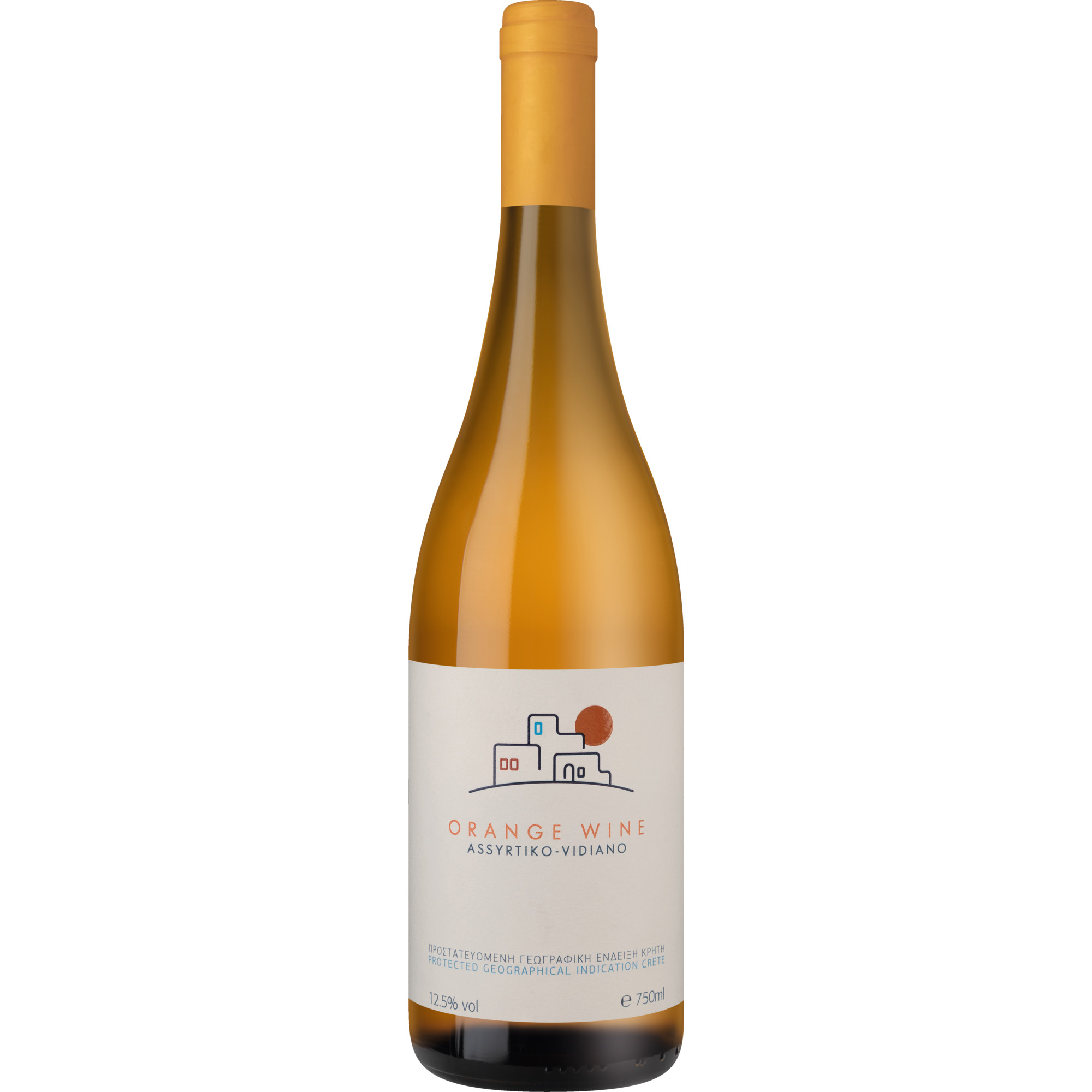 Orange Wine Assyrtiko-Vidiano, PGI Crete, Kreta, 2024, Weißwein