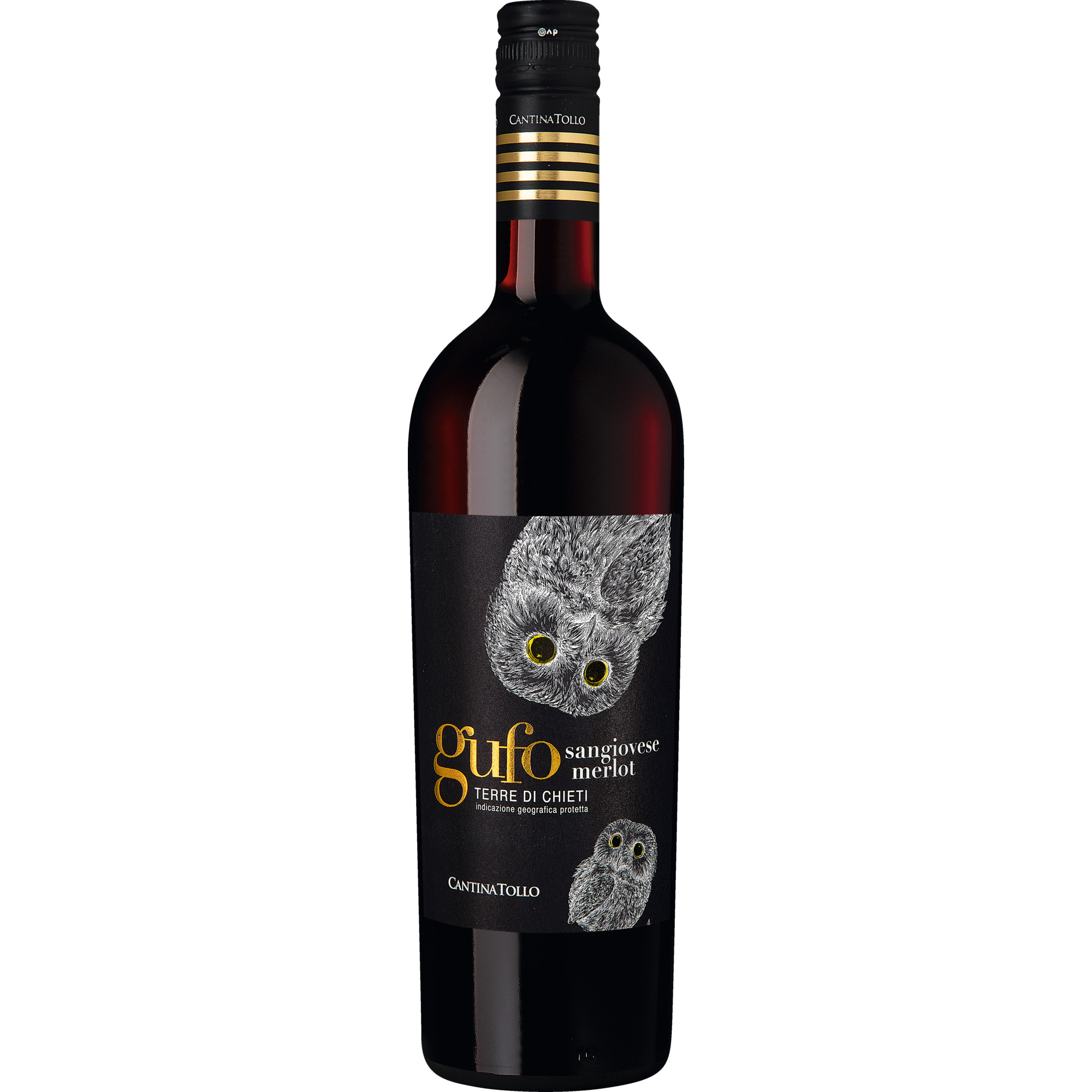 Image of Gufo Sangiovese Merlot, Terre d’ Abruzzo IGP, Abruzzen, 2024, Rotwein
