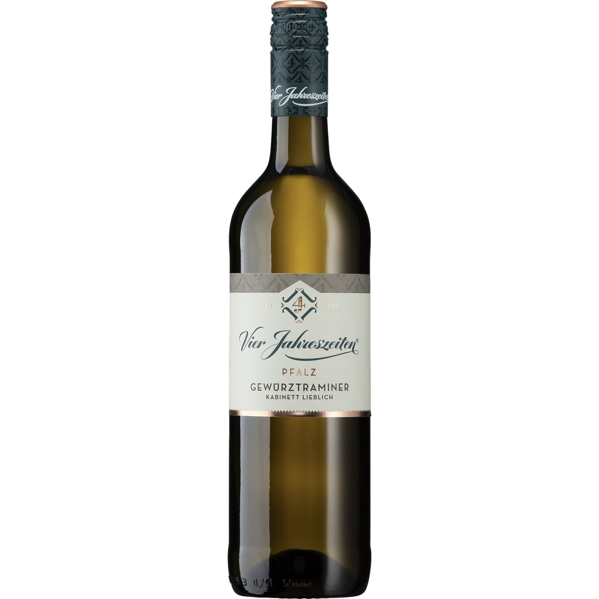 Image of Vier Jahreszeiten Gewürztraminer Kabinett, Lieblich, Pfalz, Pfalz, 2024, Weißwein