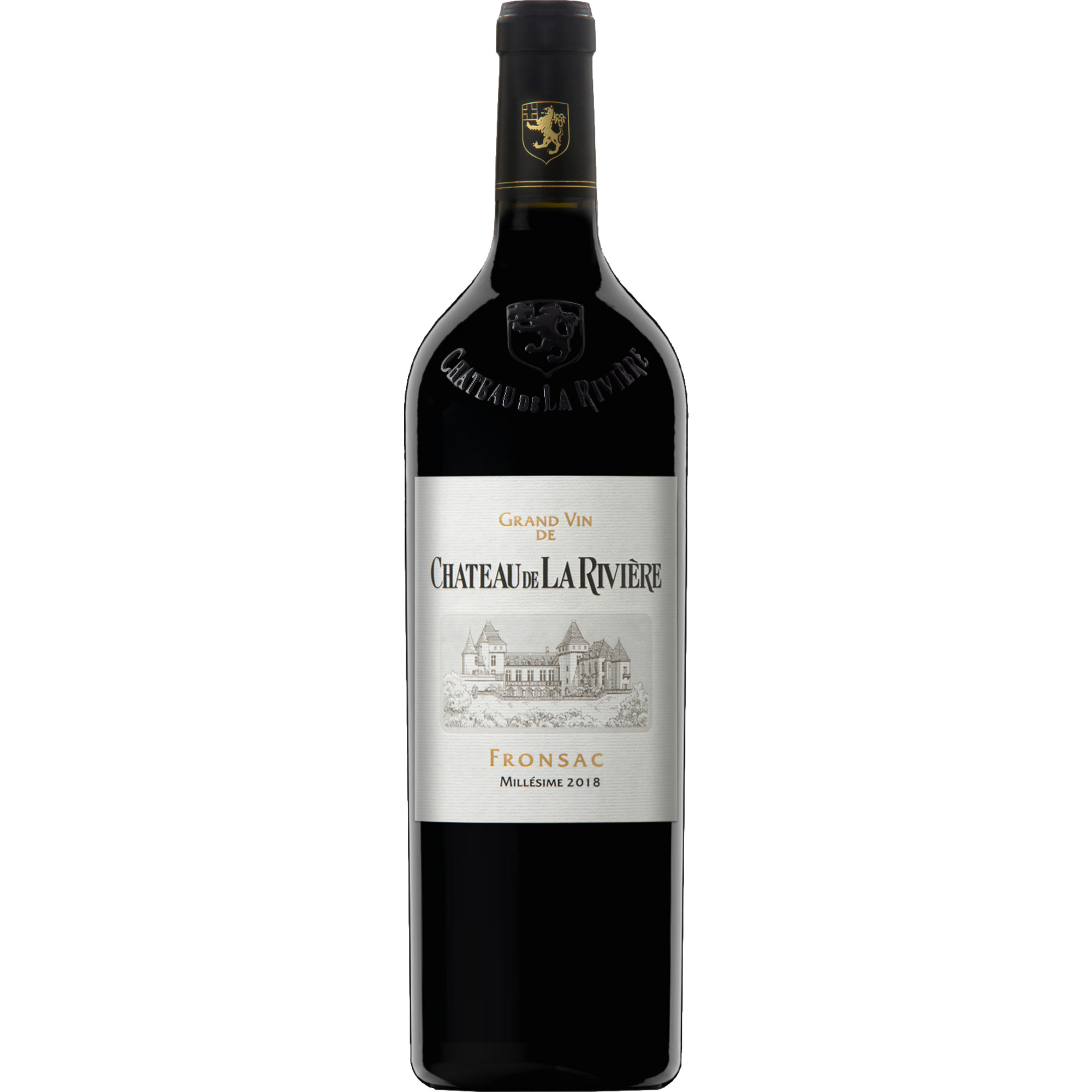 Château de La Rivière Grand Vin Rouge, Fronsac AOP, Bordeaux, 2018, Rotwein