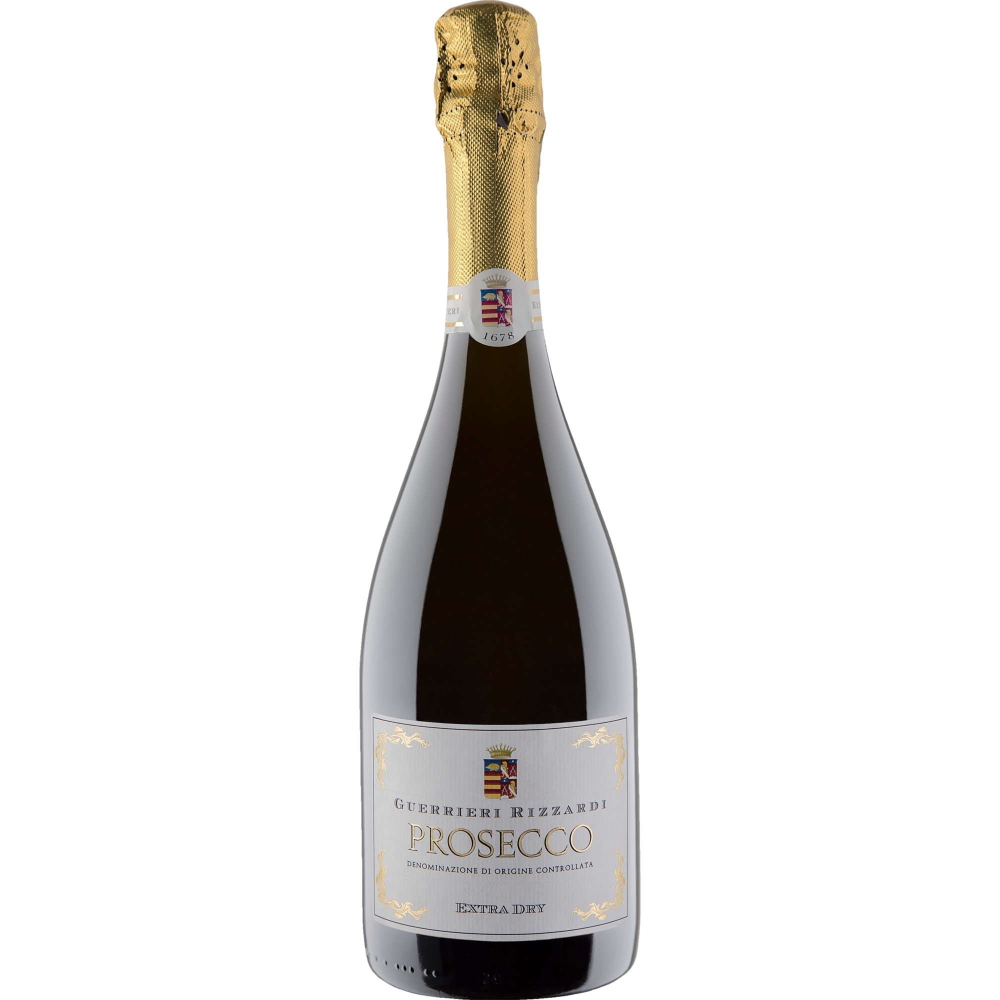 Image of Guerrieri Rizzardi Prosecco Spumante, Extra Dry, Prosecco DOC, Venetien, Schaumwein