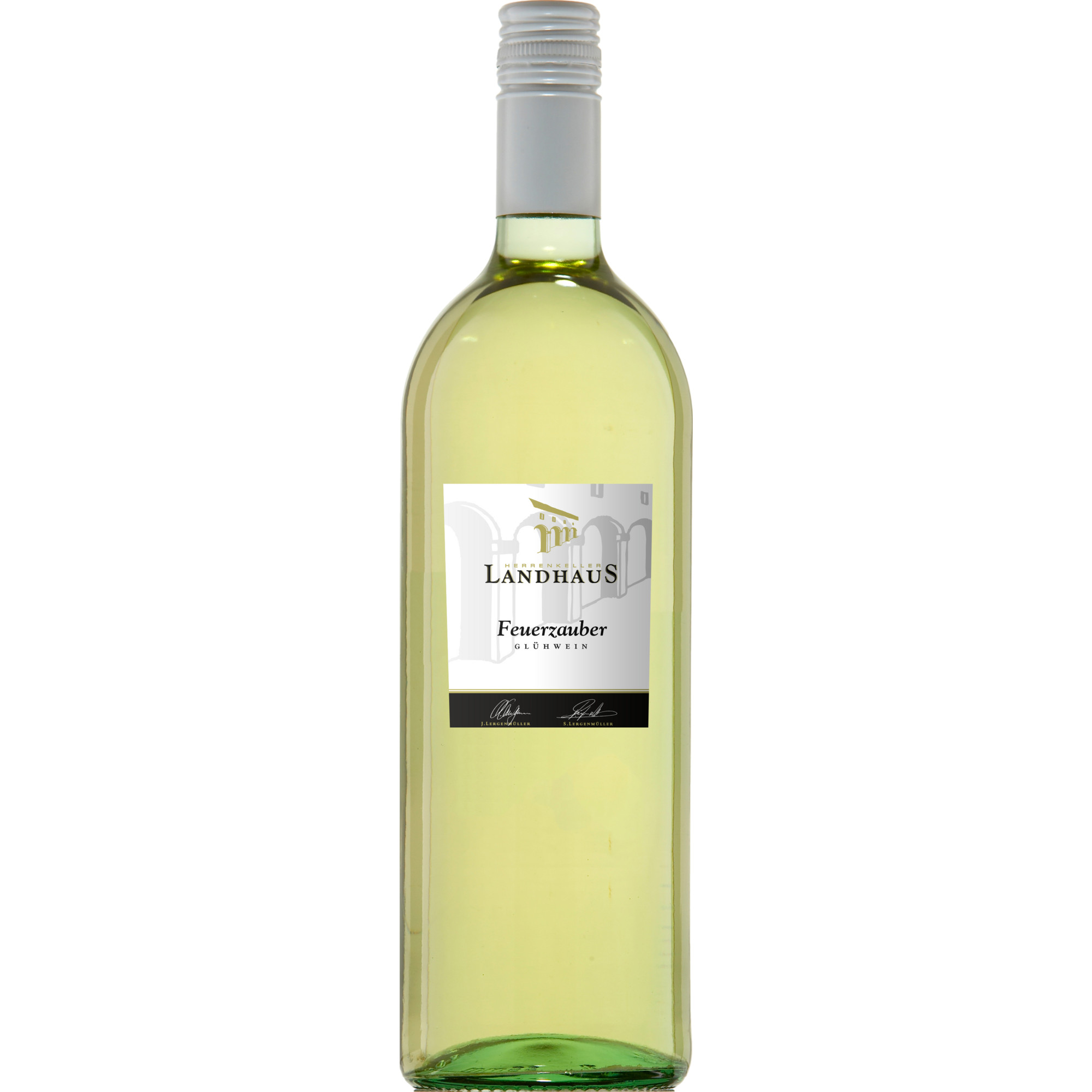 Lergenmüller Feuerzauber Winzerglühwein Weiß, Aromatisiertes weinhaltiges Getränk, 1 Liter, Pfalz, Weißwein