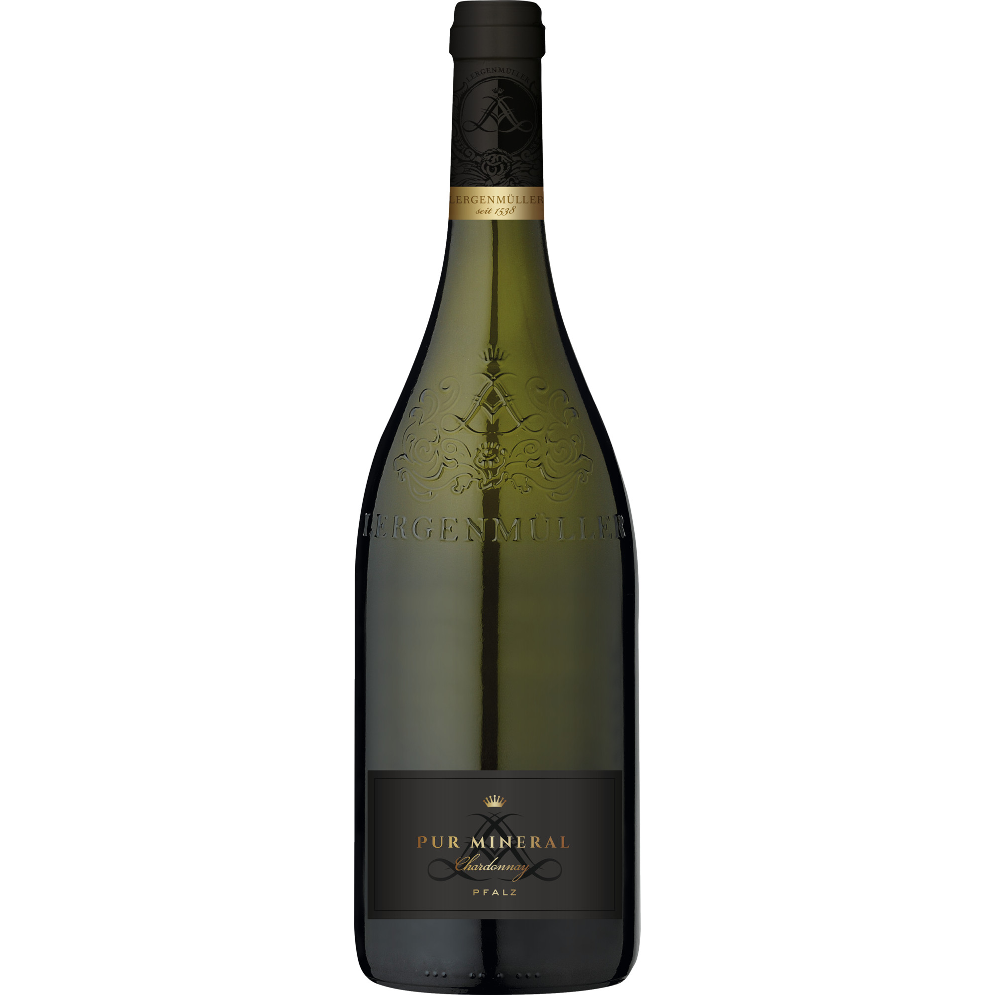 Lergenmüller Pur Mineral Chardonnay, Trocken, Pfalz, Pfalz, 2022, Weißwein
