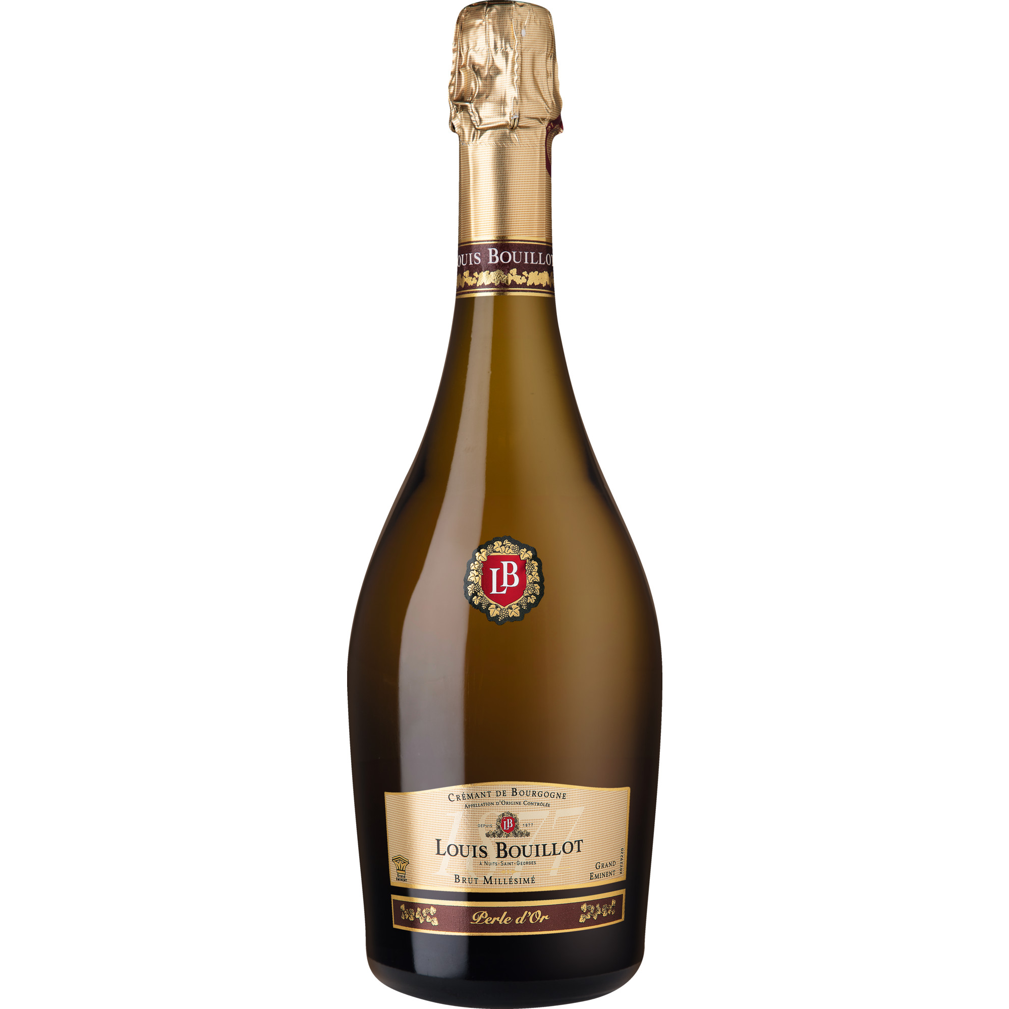Louis Bouillot Perle d%27Or Grand Eminent, Brut, Crémant de Bourgogne AOP, Burgund, 2018, Schaumwein - Sekt & Crémant