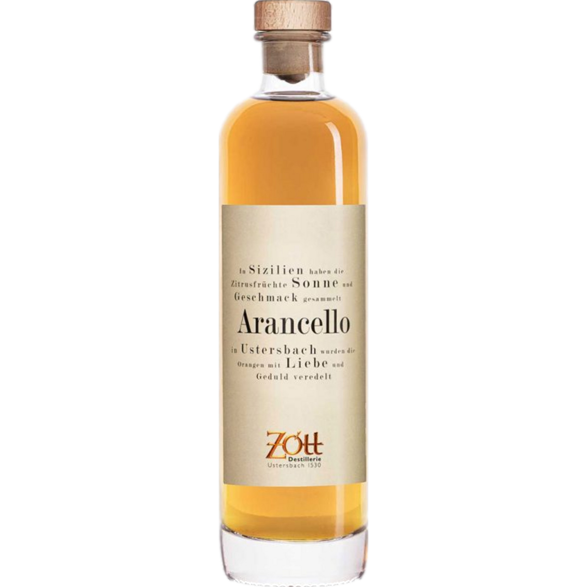 Image of Zott Arancello Orangenlikör, Deutschland, 0,5 L, 22% Vol., Spirituosen