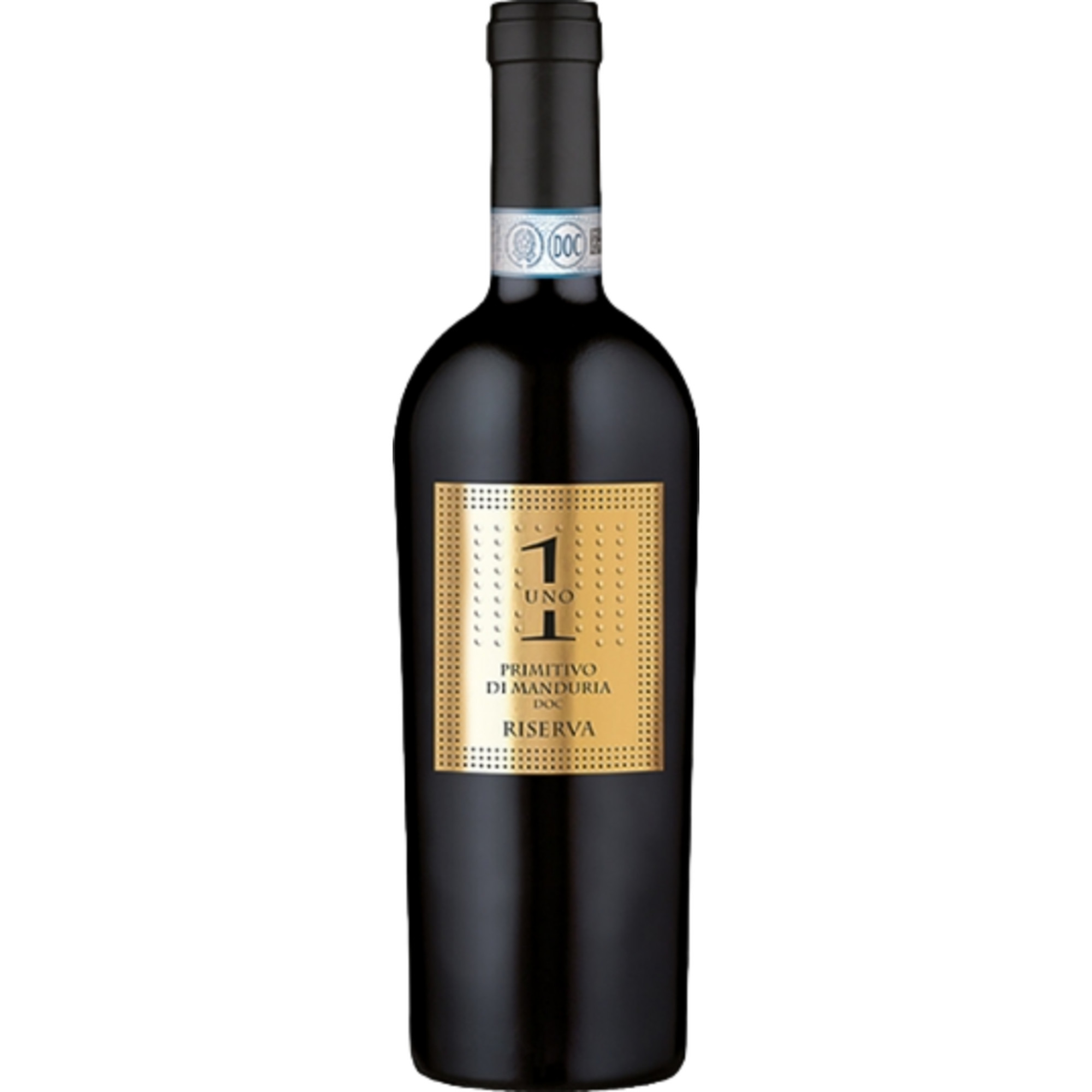 1 Uno Primitivo di Manduria Riserva, Primitivo di Manduria DOC, Apulien, 2021, Rotwein