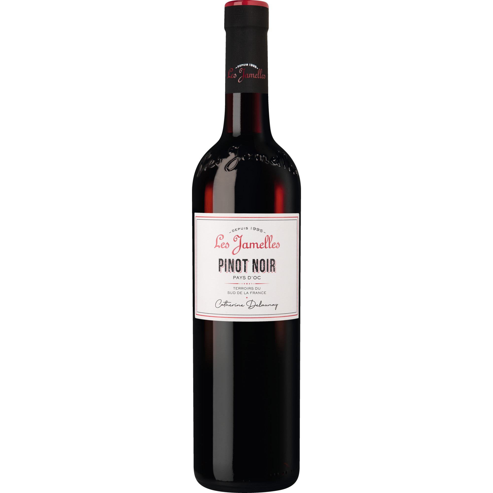 Les Jamelles Pinot Noir, Pays d'Oc IGP, Languedoc-Roussillon, 2024, Rotwein