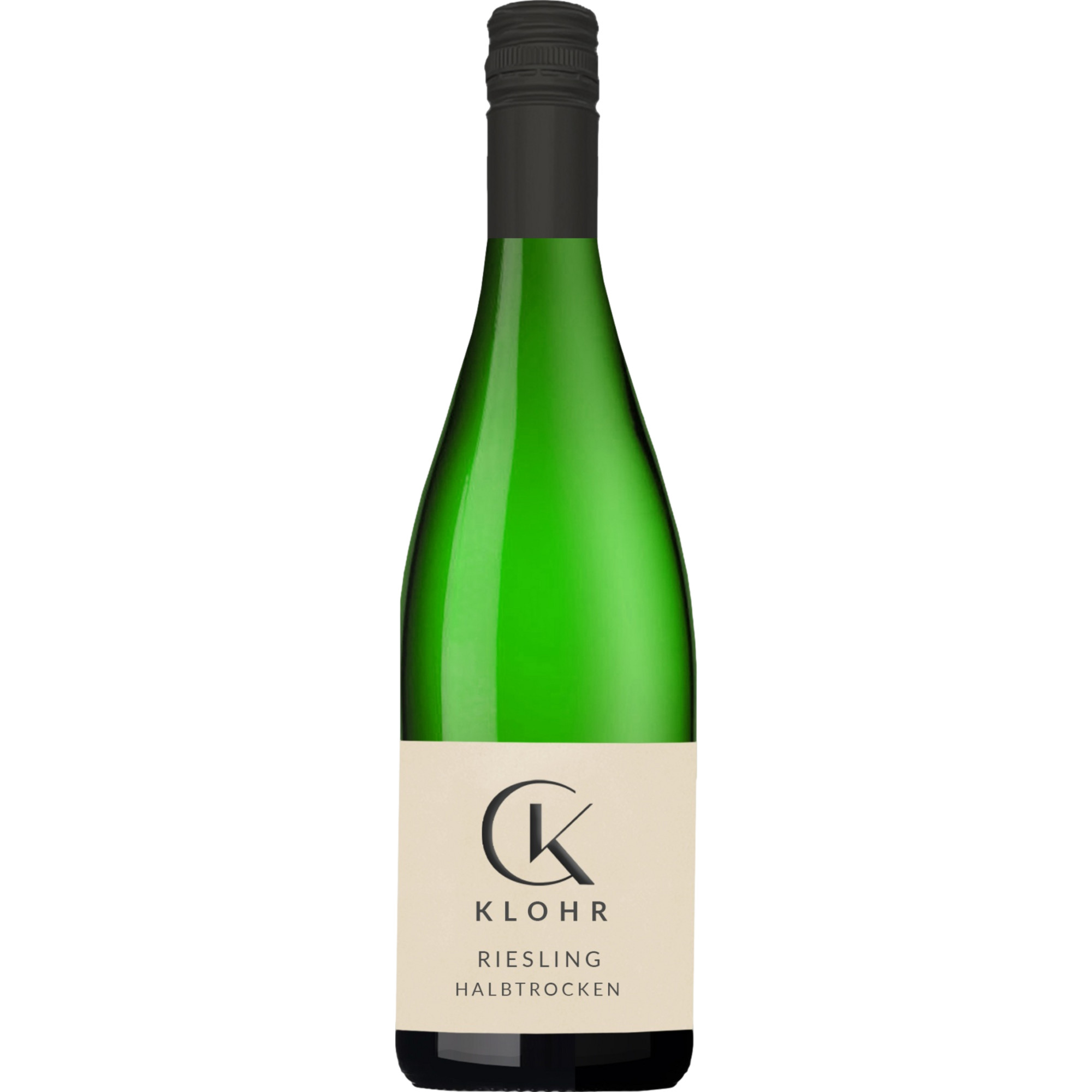 Klohr Riesling, Halbtrocken, Pfalz, 1 Liter, Pfalz, 2024, Weißwein