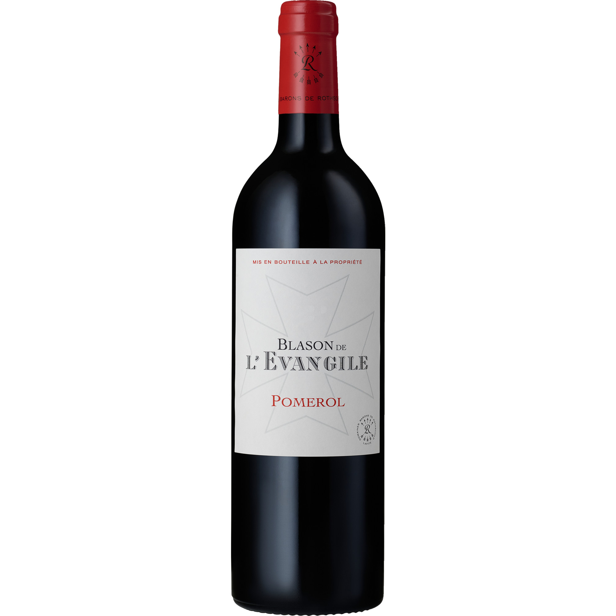 Blason de L'Evangile, Pomerol AOP, Bordeaux, 2021, Rotwein