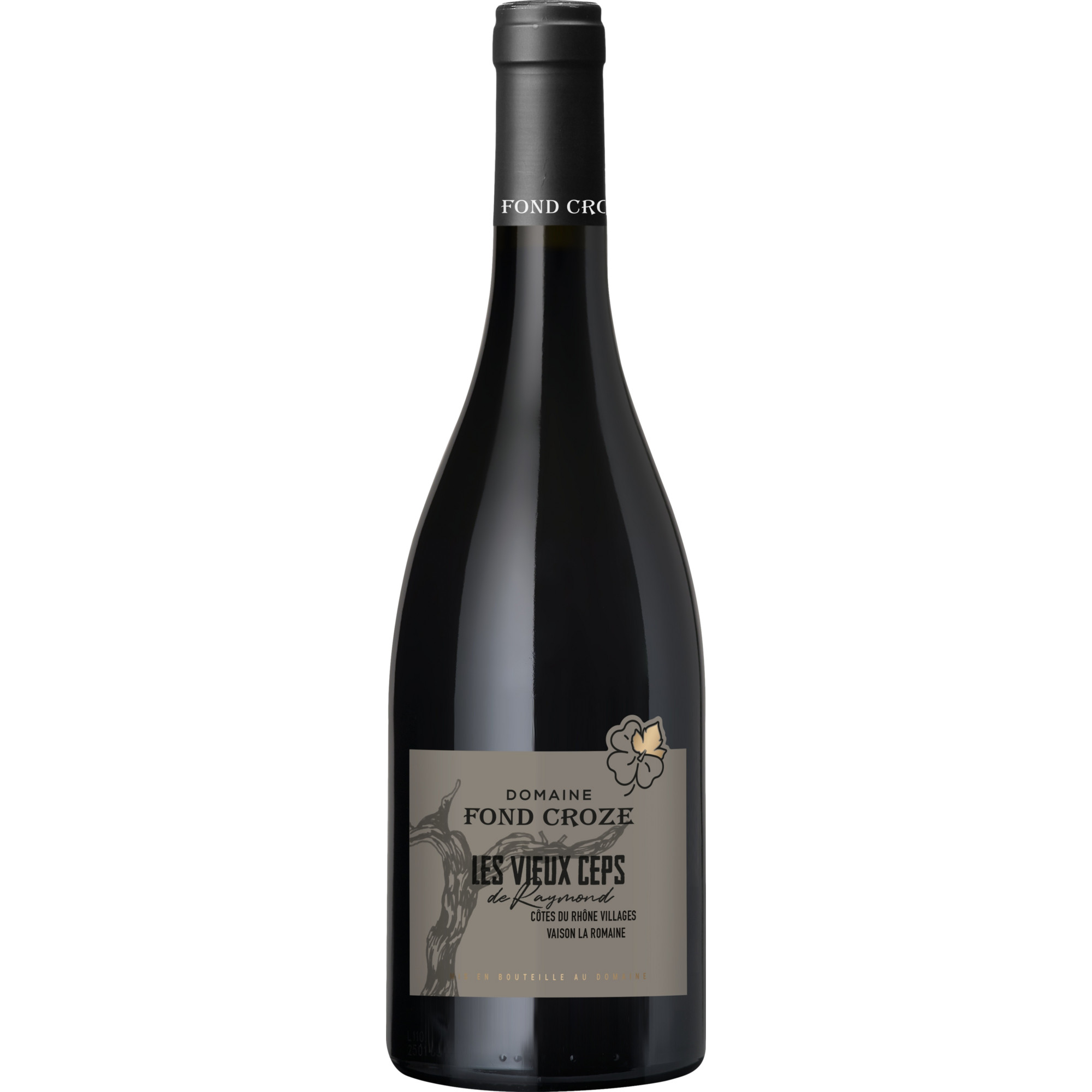 Domaine Fond Croze Les Vieux Ceps de Raymond, Côtes du Rhône Village AOP, Rhône, 2022, Rotwein