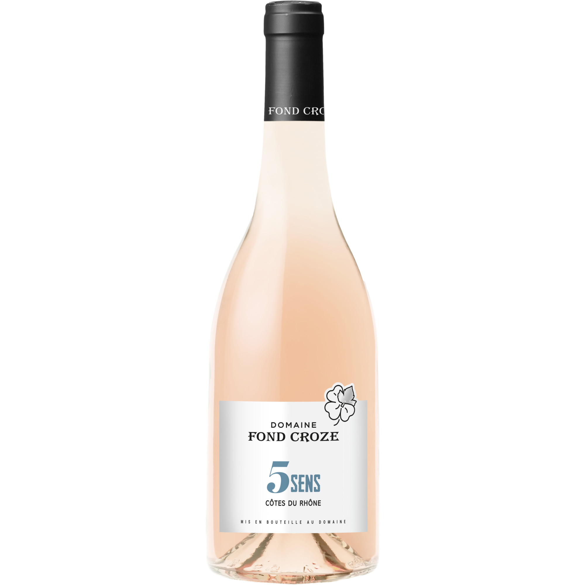 Domaine Fond Croze 5 Sens Rosé, Côtes du Rhône Village AOP, Rhône, 2024, Roséwein
