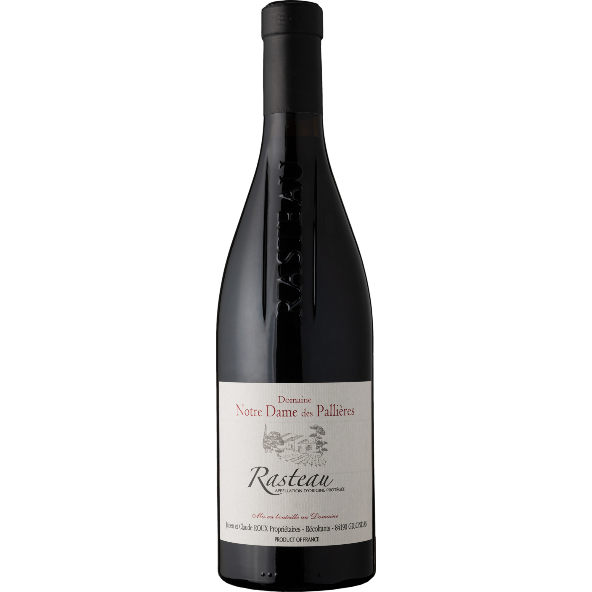 Image of Domaine Notre Dame des Pallières Les Ribes, Rasteau AOP, Rhône, 2022, Rotwein