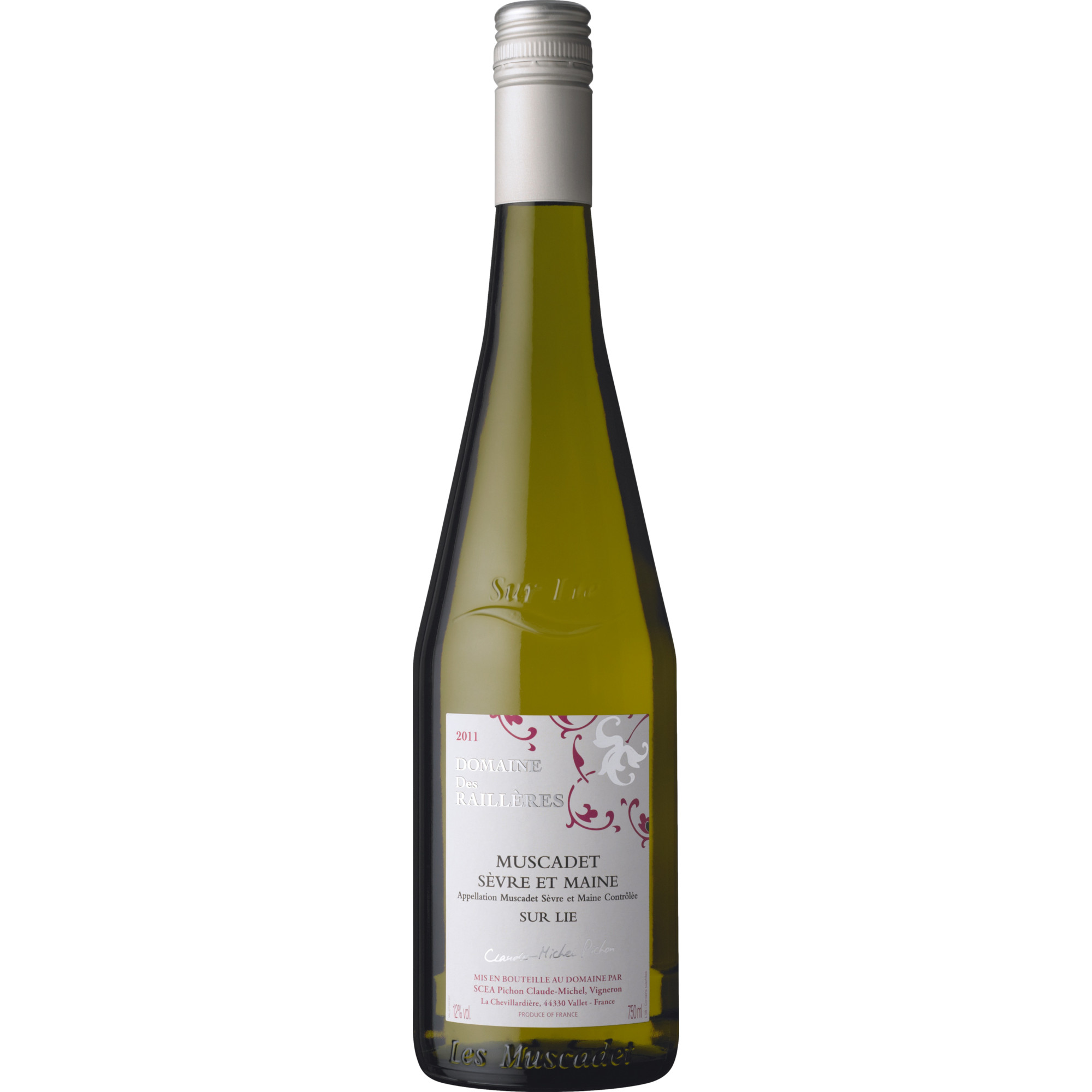 Domaine des Raillères Muscadet, Muscadet de Sèvre et Maine AOP, Loire, 2024, Weißwein