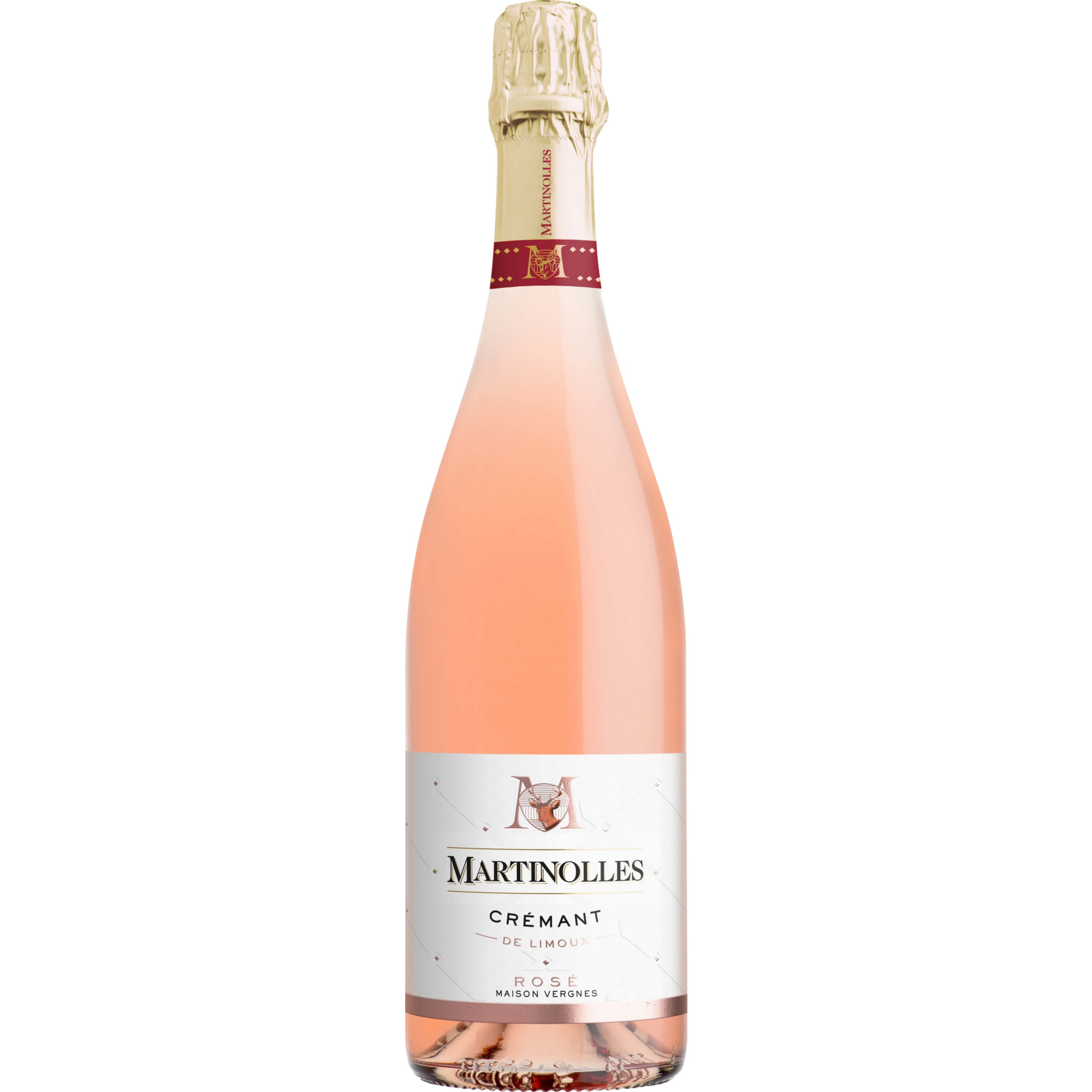 Martinolles Crémant de Limoux Rosé, Brut, Crémant de Limoux AOP, Languedoc-Roussillon, Roséwein
