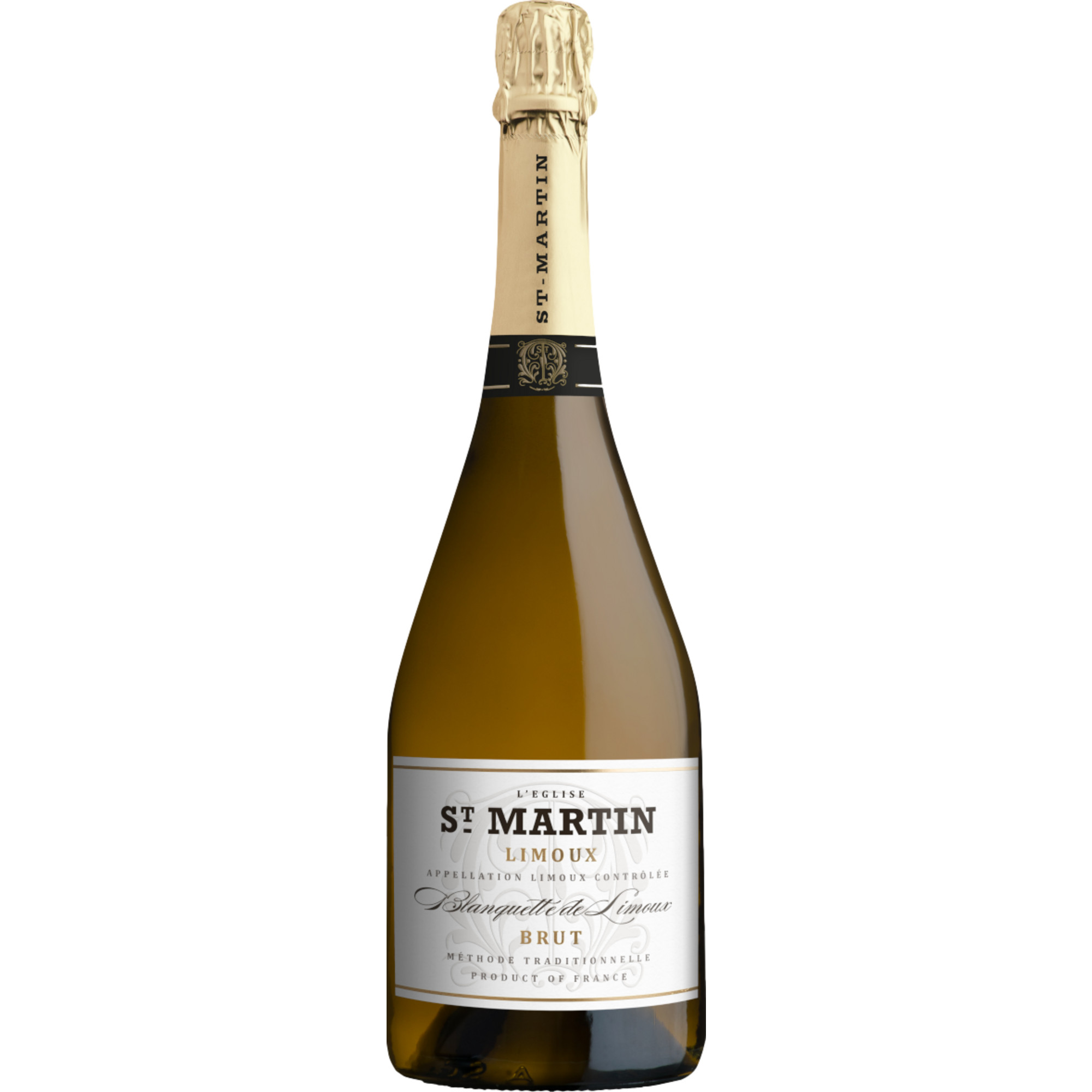 Image of L'Eglise St. Martin Blanquette de Limoux, Brut, Blanquette de Limoux AOP, Languedoc-Roussillon, Schaumwein