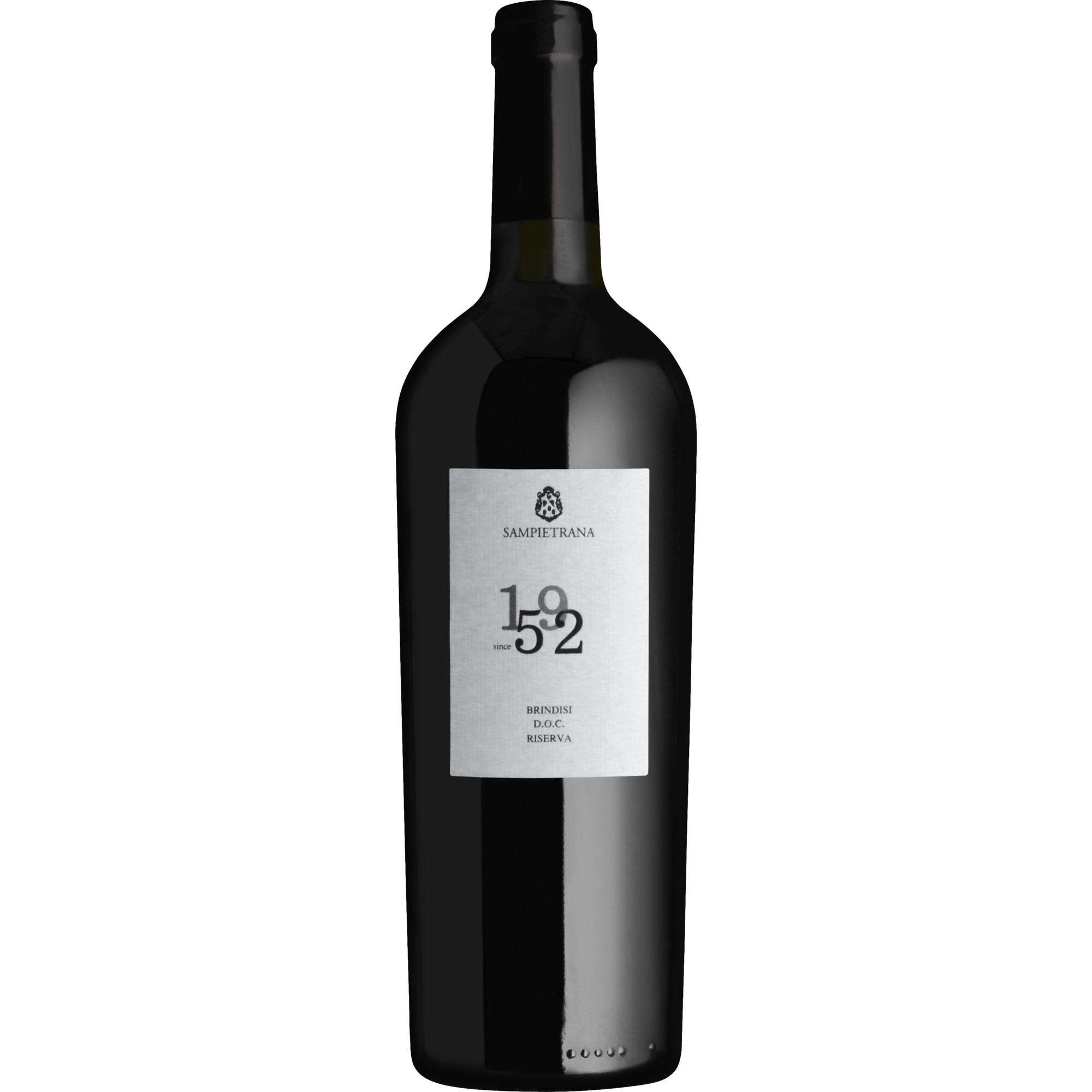 Cantina Sampietrana 1952 Riserva, Brindisi DOP, Apulien, 2021, Rotwein