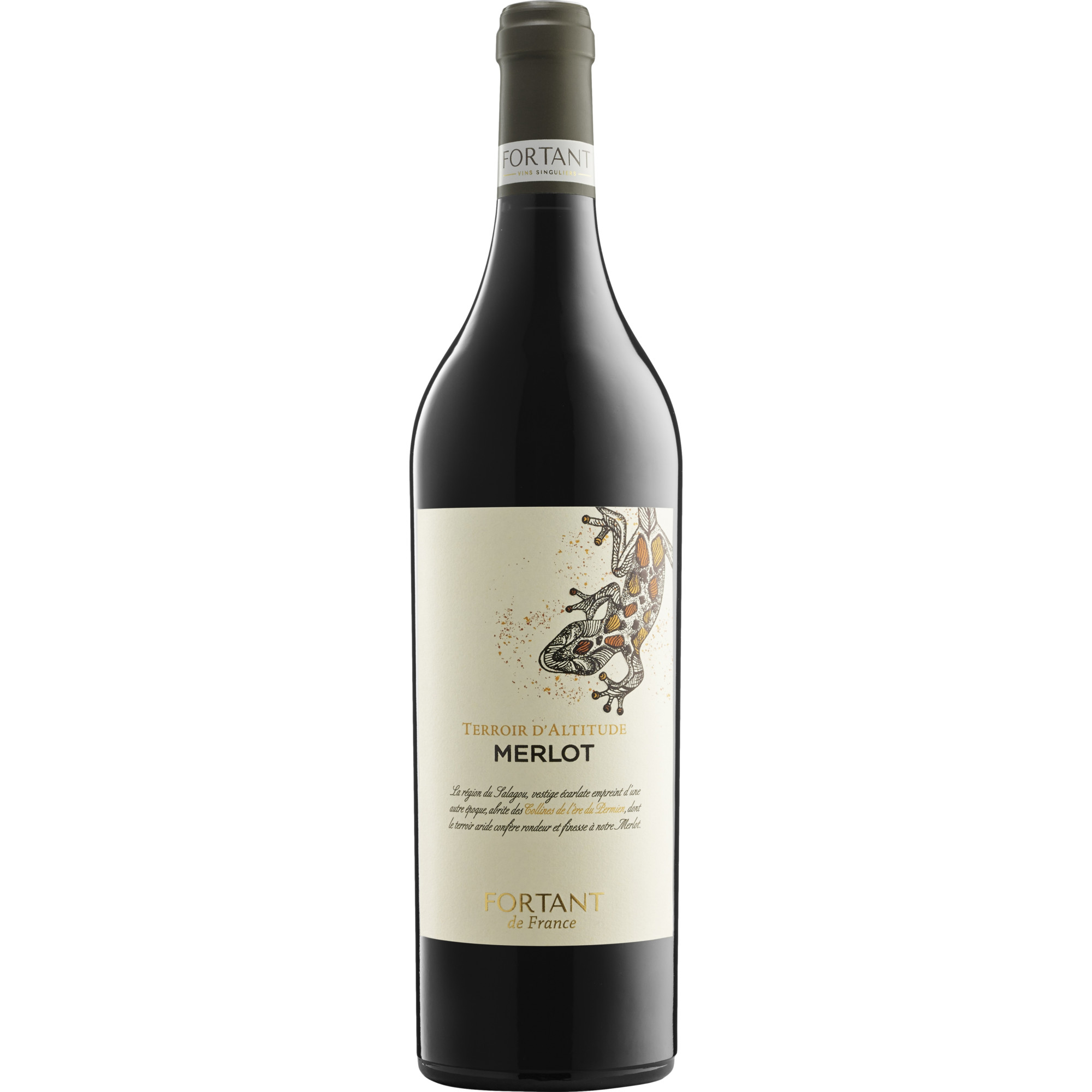 Fortant de France Terroir d'Altitude Merlot, Pays d'Oc IGP, Languedoc-Roussillon, 2022, Rotwein