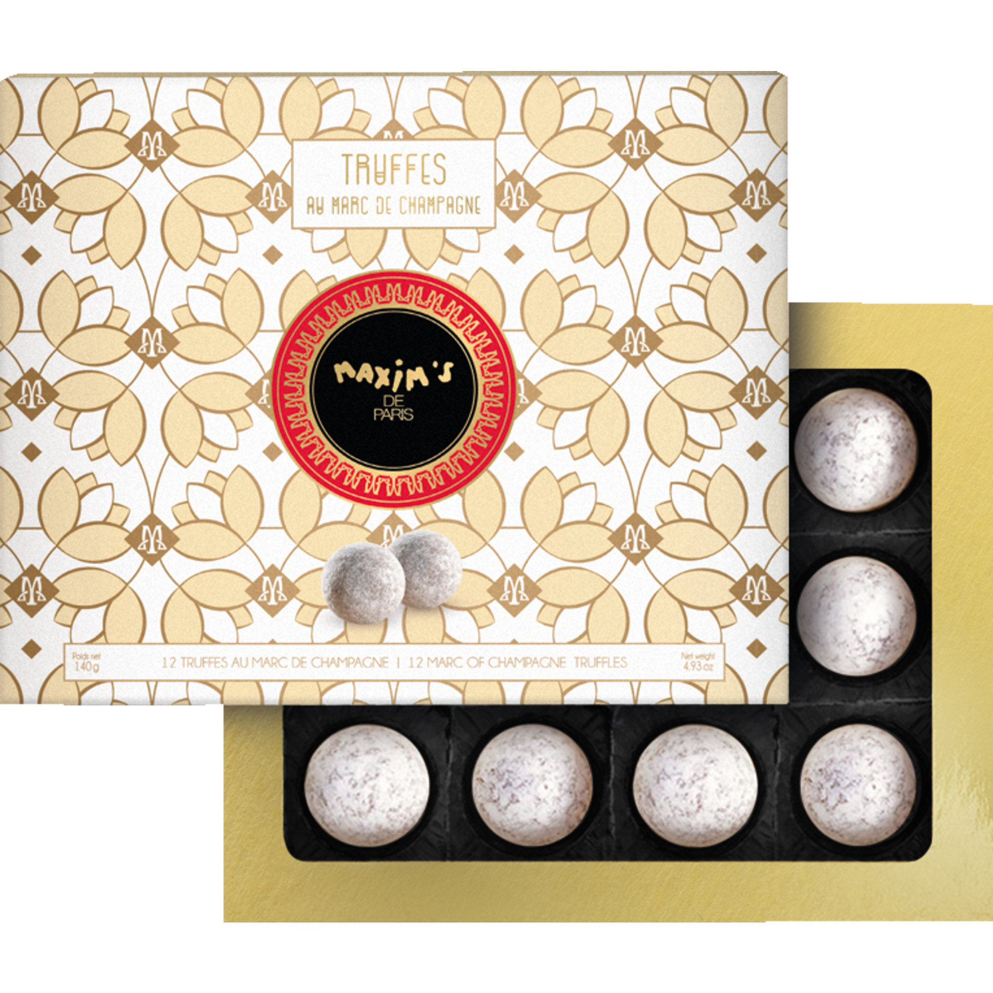 Maxim%27s Marc de Champagne Trüffel, 140 g, Food - Champagner