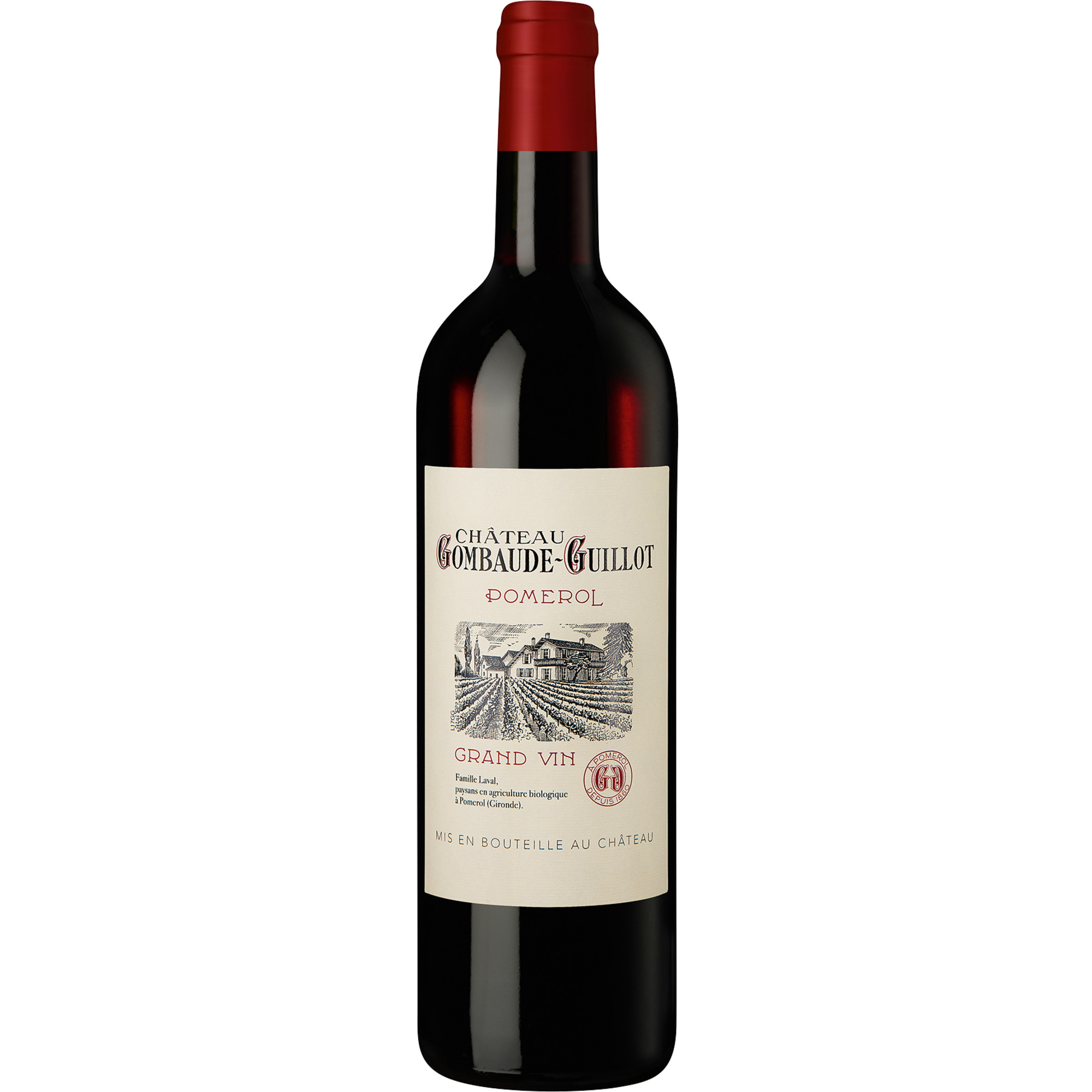 Chateau Gombaude Guillot, Pomerol AOP, Bordeaux, 2019, Rotwein