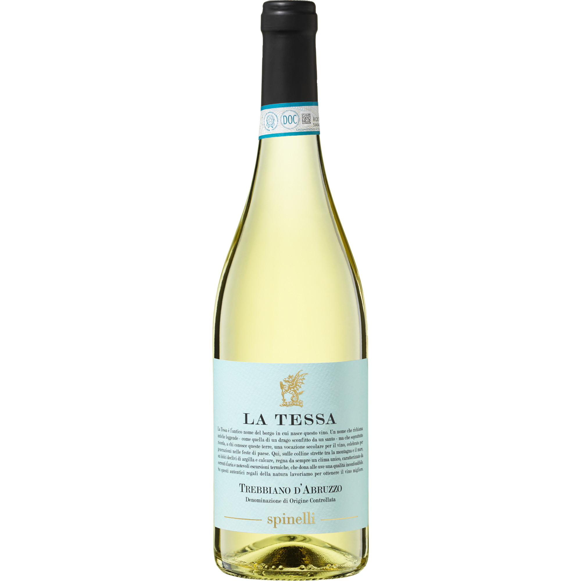Cantine Spinelli La Tessa Trebbiano d'Abruzzo, Trebbiano d'Abruzzo DOC, Abruzzen, 2024, Weißwein