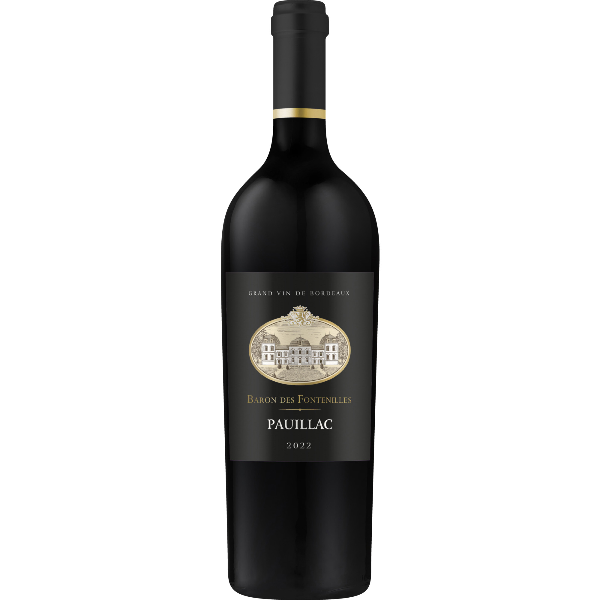Baron des Fontenilles, Pauillac AOP, Bordeaux, 2022, Rotwein