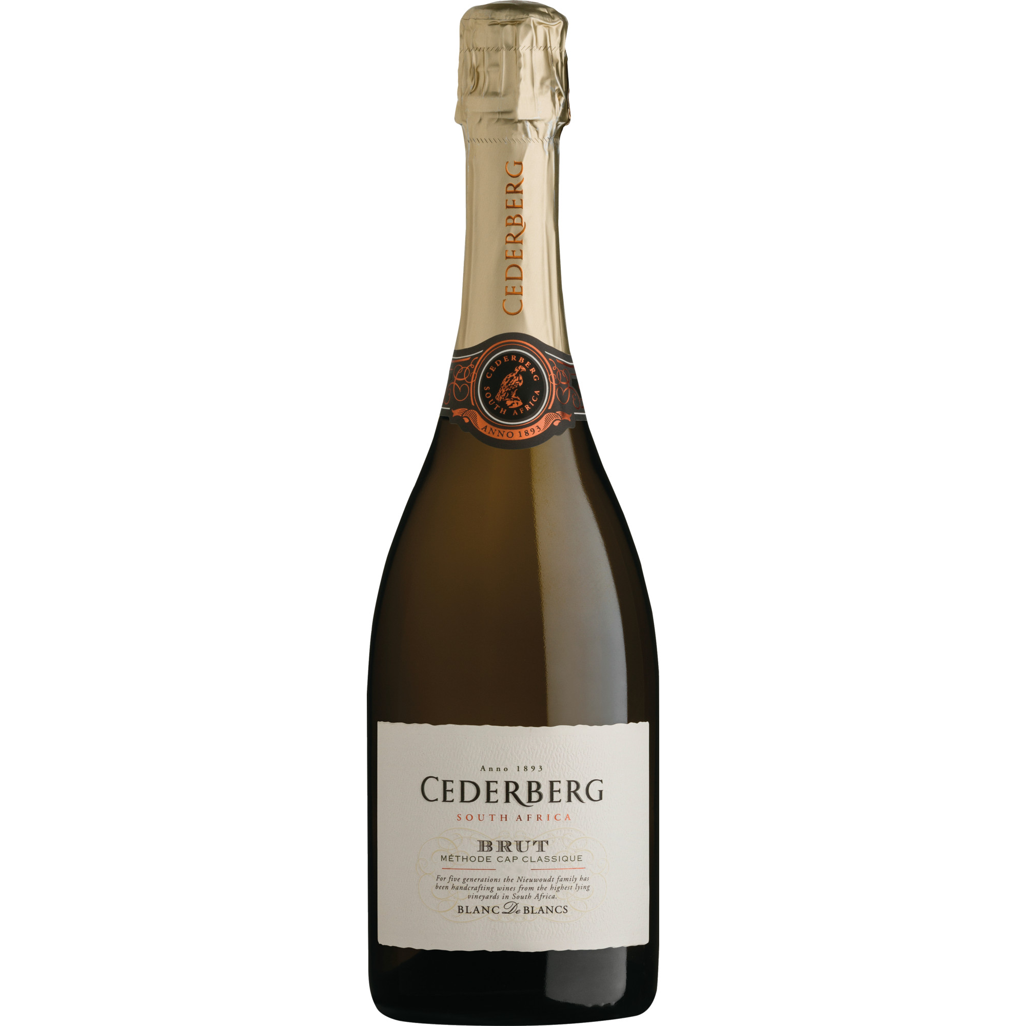 Image of Cederberg Blanc de Blanc Methode Cap Classique, Brut, Olivants River Region, Western Cape, 2017, Schaumwein