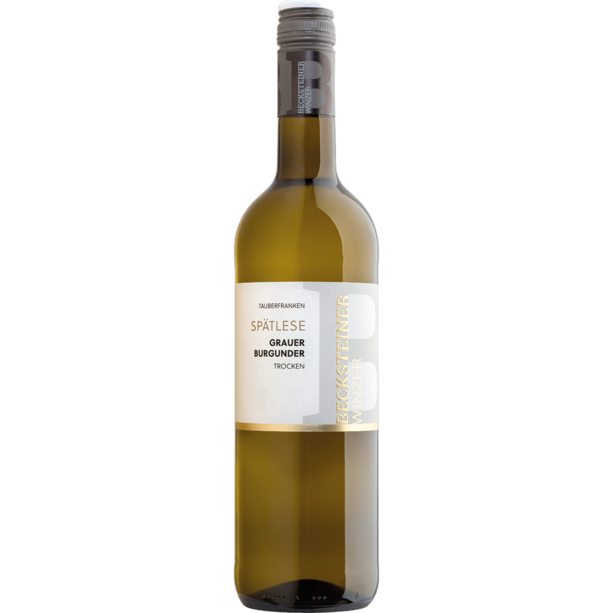 Image of Becksteiner Winzer Spätlese Grauer Burgunder, Trocken, Baden, Baden, 2023, Weißwein