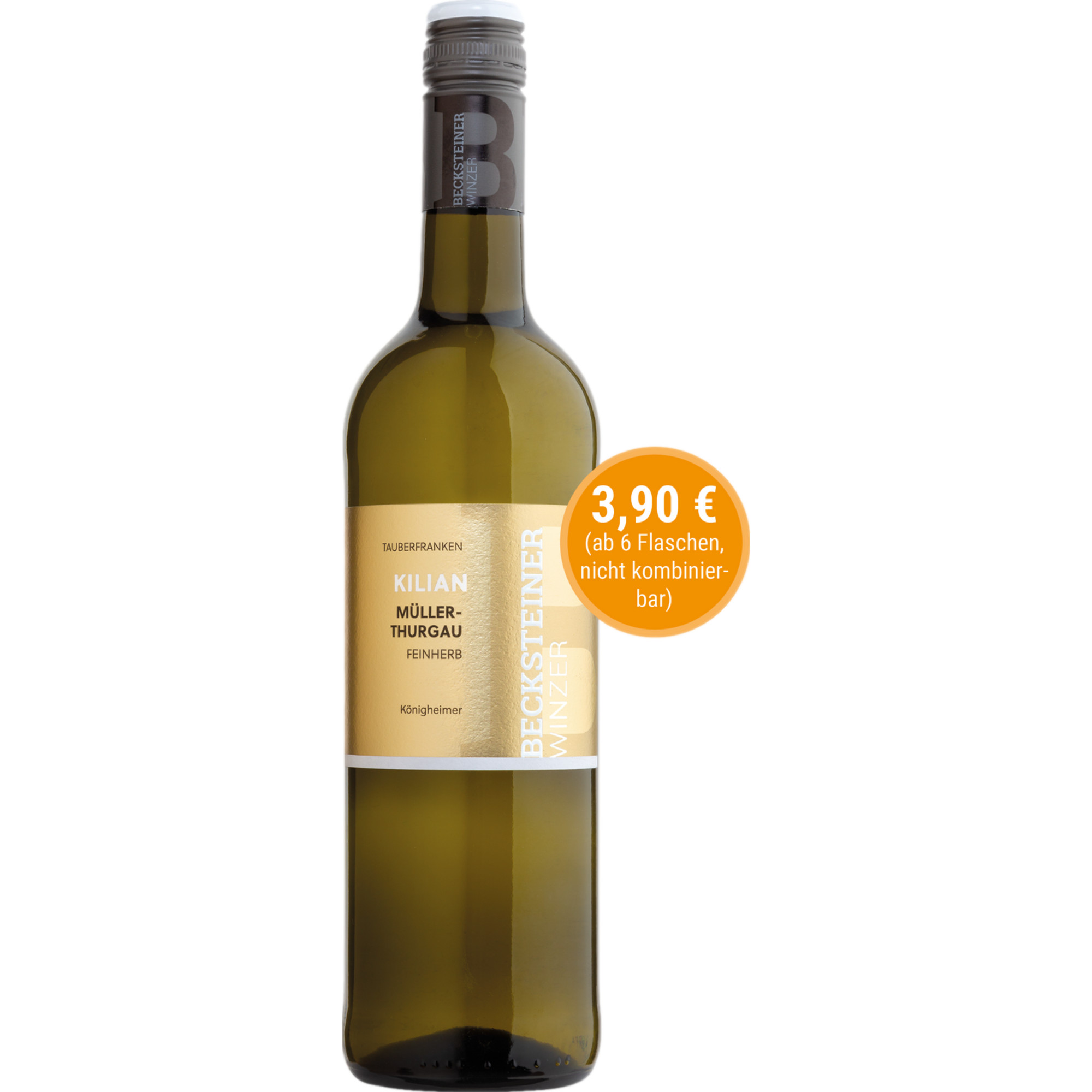Kilian Königheimer Müller-Thurgau, Halbtrocken, Baden, Baden, 2021, Weißwein