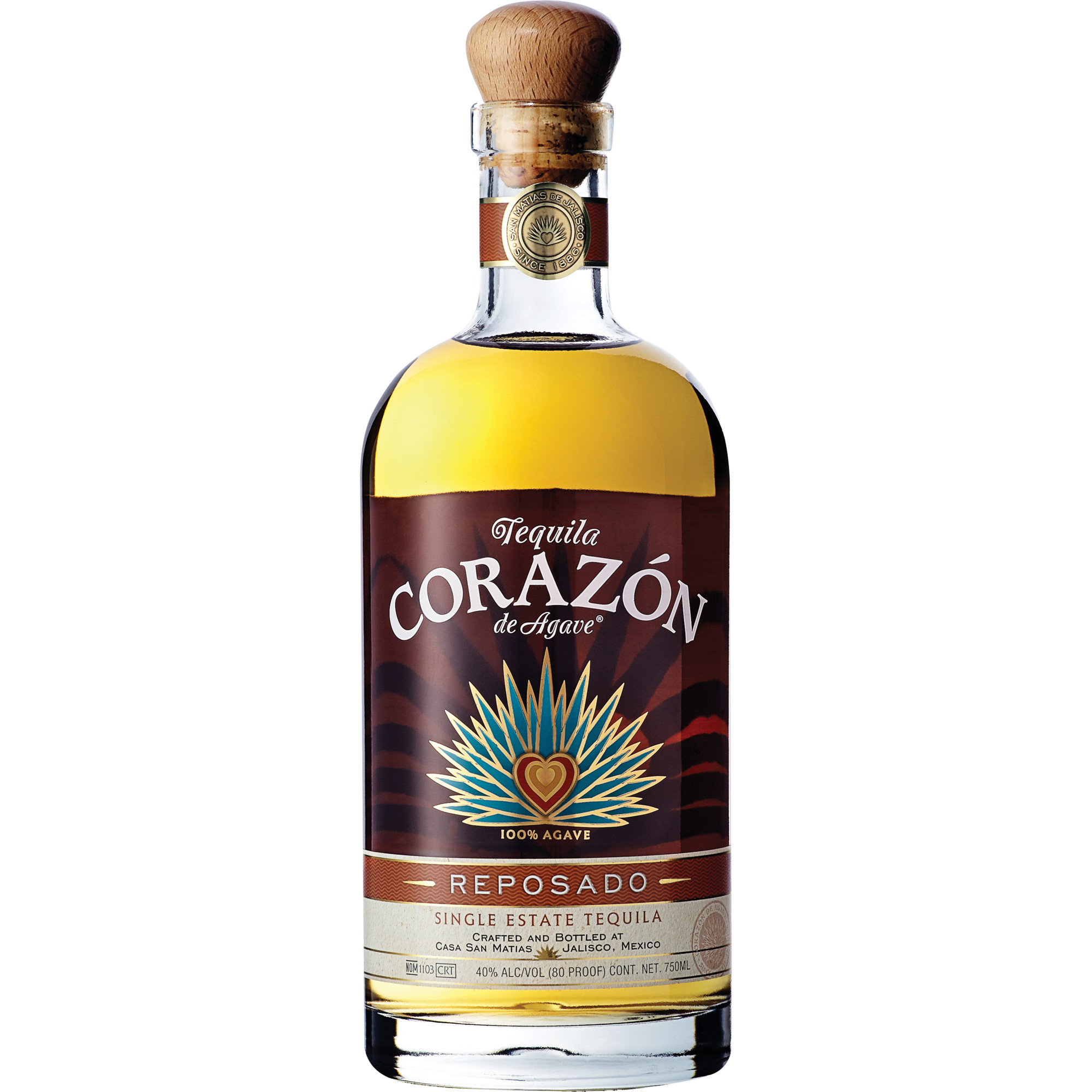 Corazon Tequila Reposado, 0,7L, 40% Vol., Spirituosen - Spirituosen