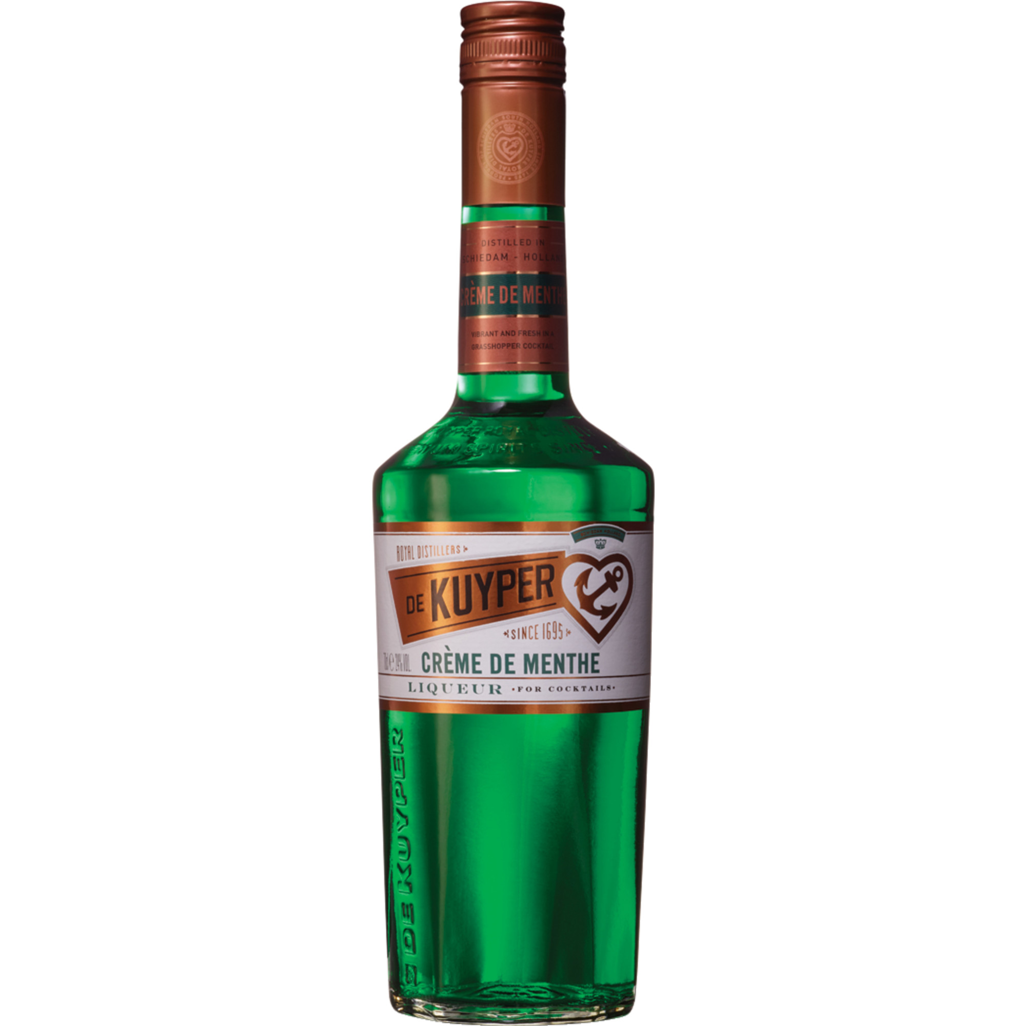 Creme de Menthe Green DeKuyper, 0,7L, 24% Vol., Spirituosen - Spirituosen