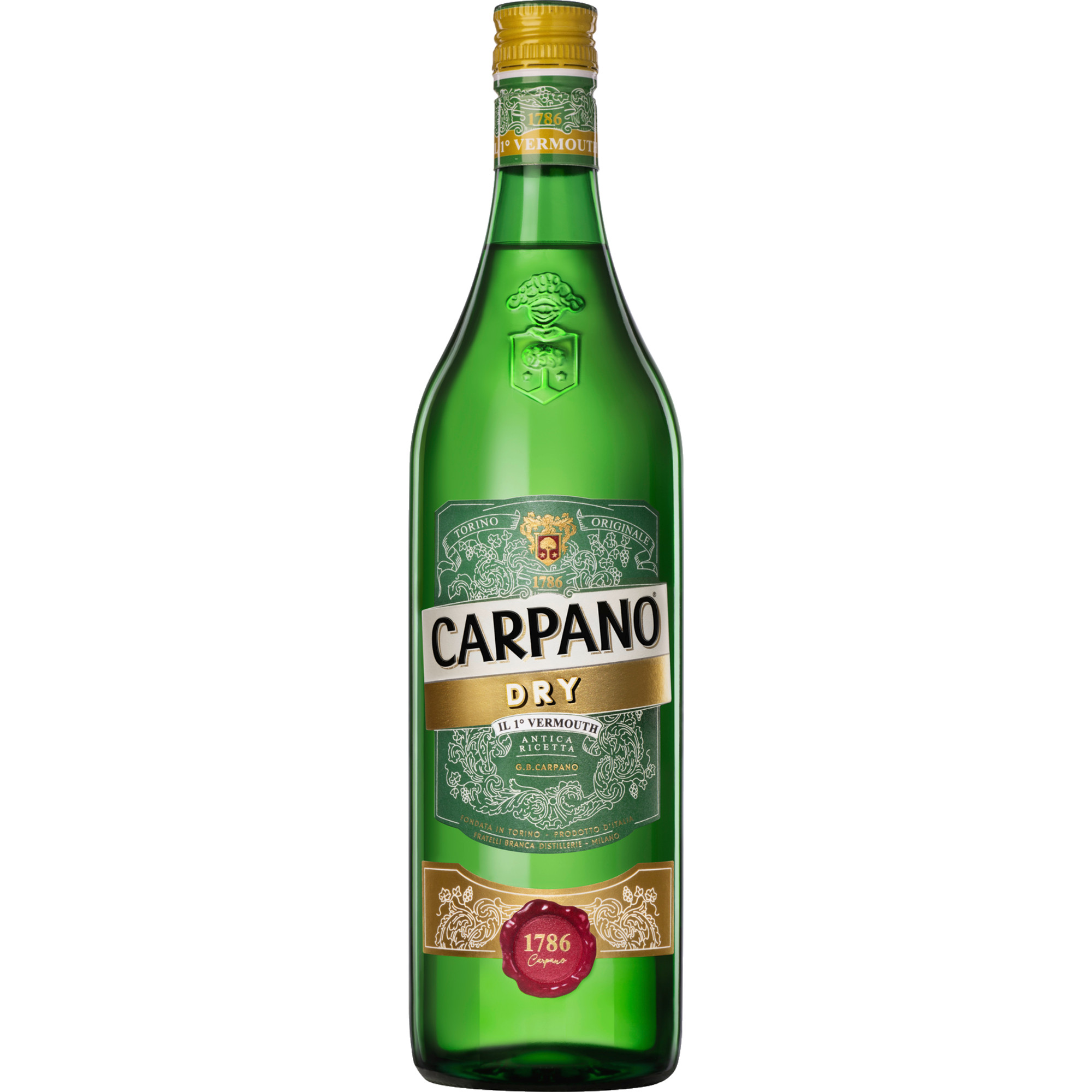 Carpano Dry Vermouth, Italien, 0,75 L, 18% Vol., Spirituosen - Spirituosen