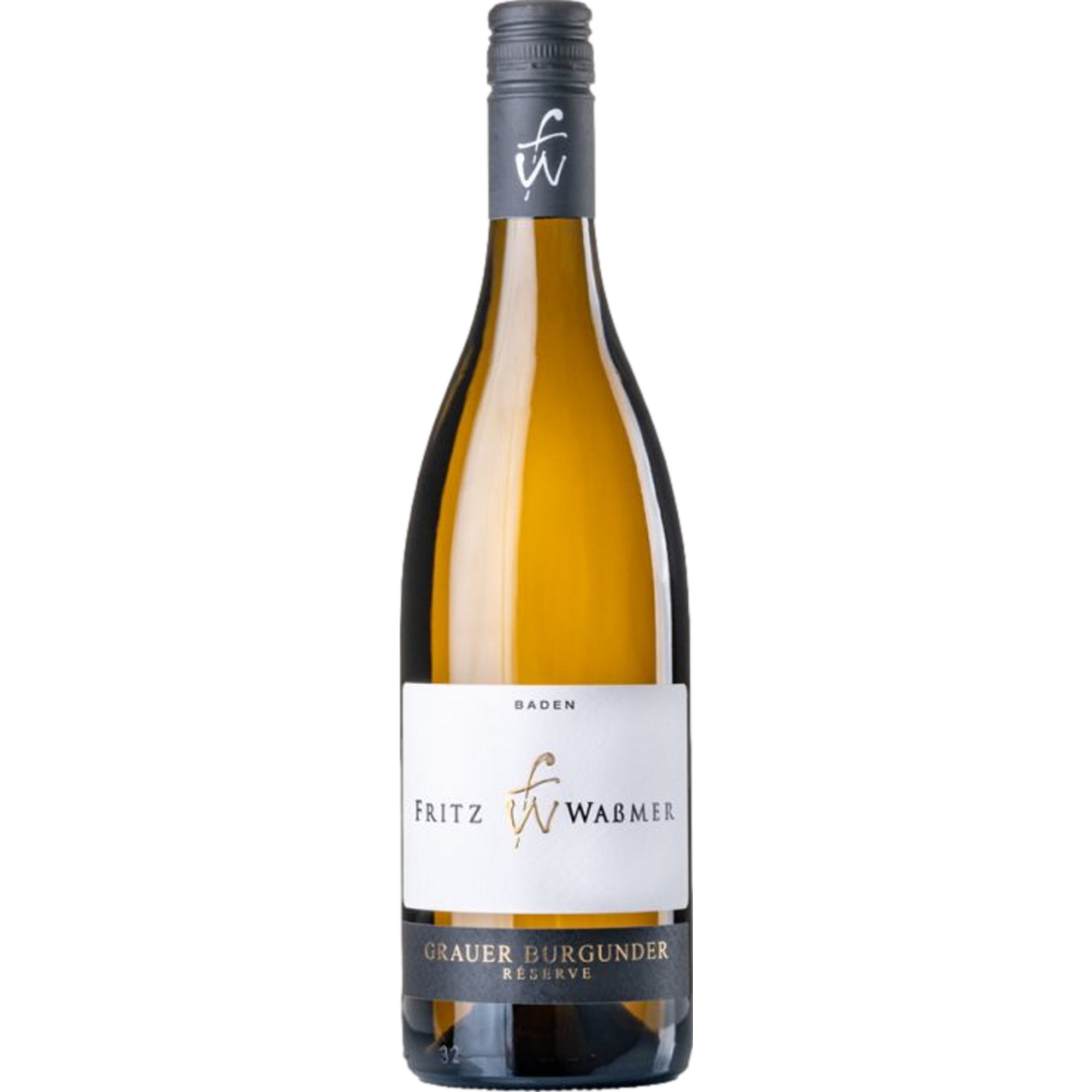 Fritz Waßmer Réserve Grauer Burgunder, Trocken, Baden, Baden, 2023, Weißwein
