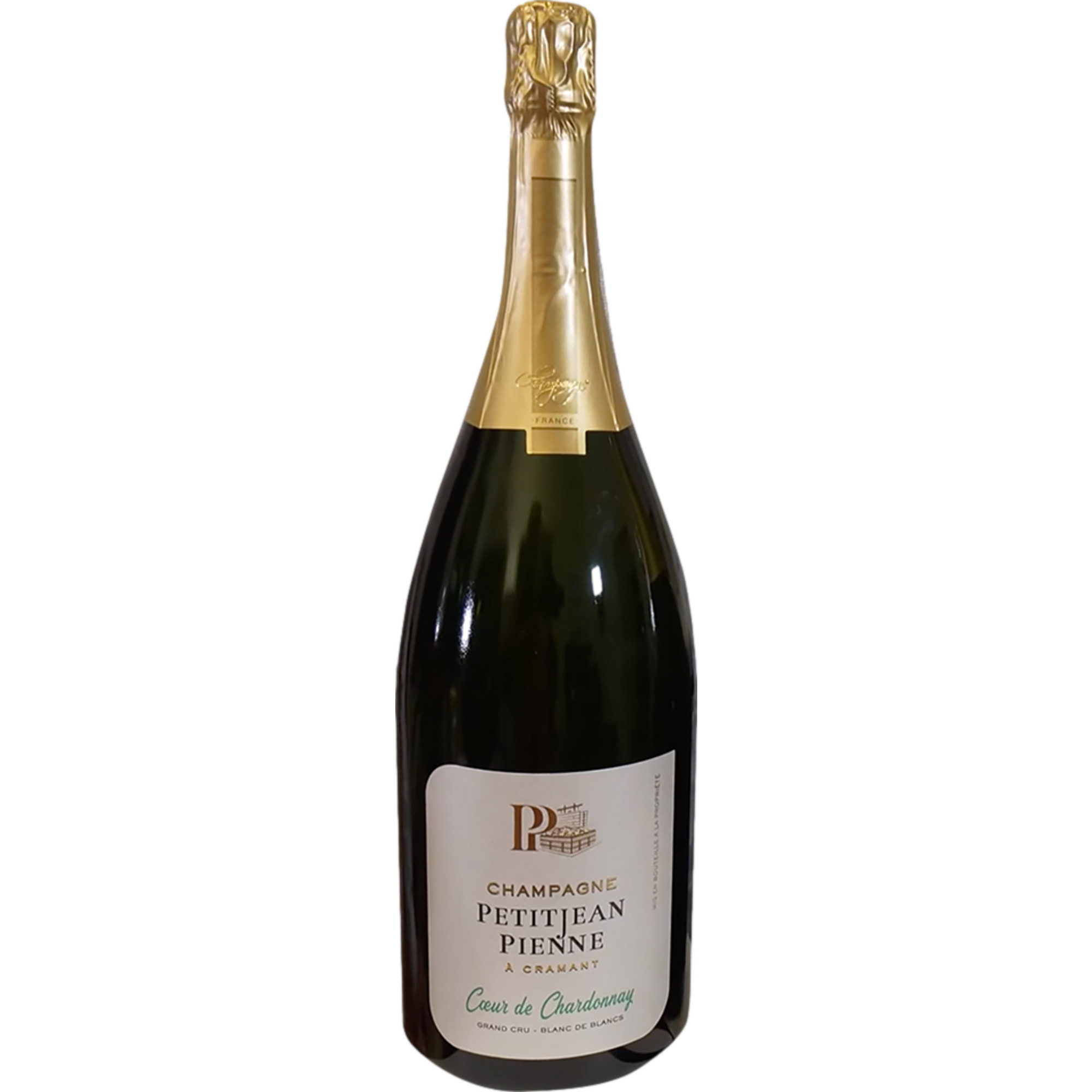 Image of Petitjean-Pienne Champagne Coeur de Chardonnay, Brut, Champagne Grand Cru AC, Magnum, Champagne, Schaumwein
